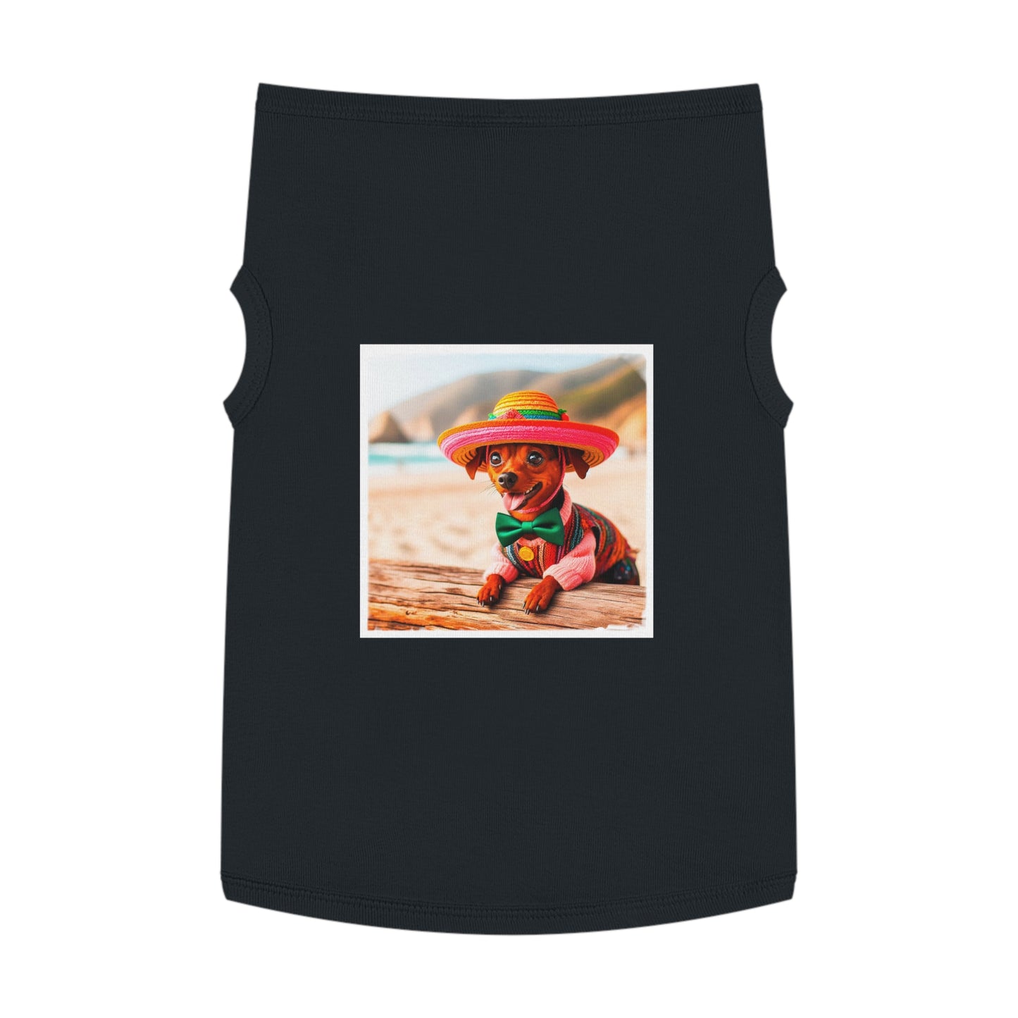 Min Pin Tank Tops cinco de mayo Pets Printify