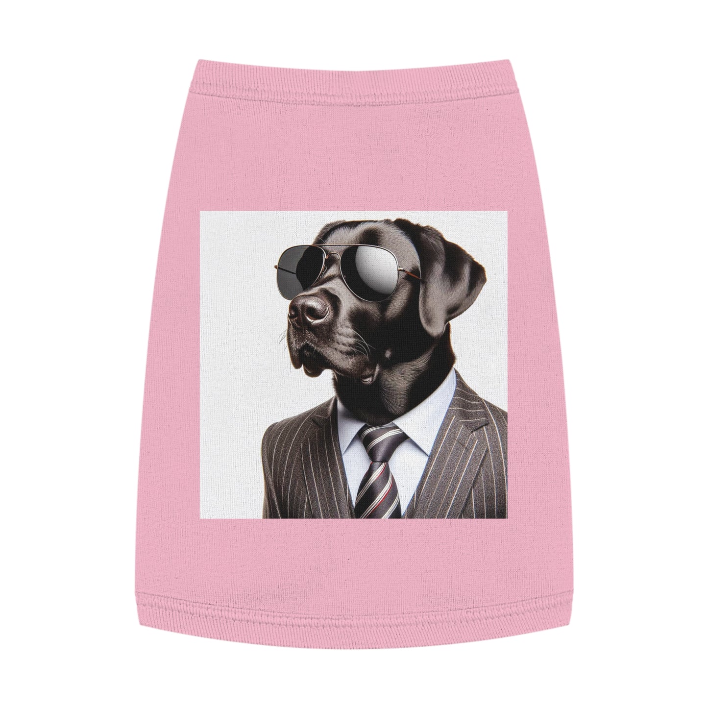 Labrador Retriever serious professional shirt Pets Printify M Pink