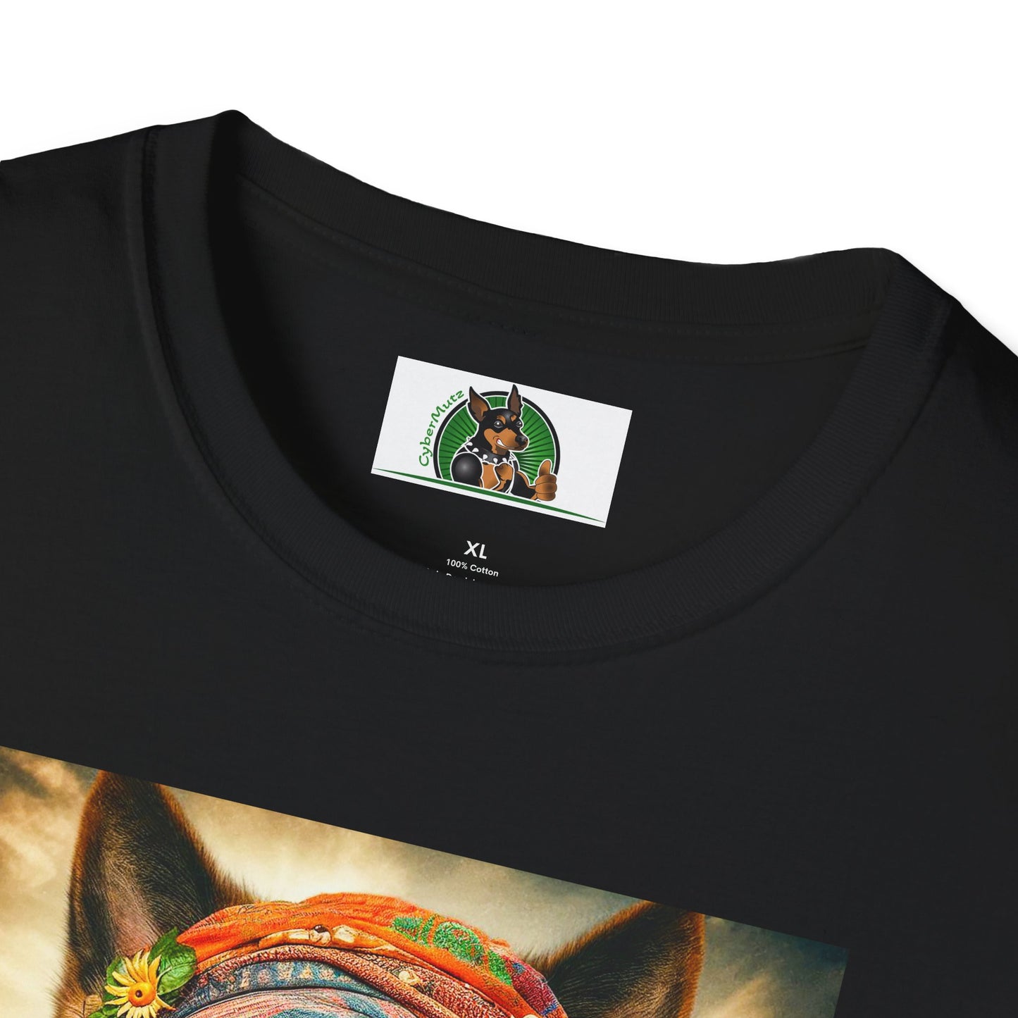 German Shepard hippie shirt T-Shirt Printify
