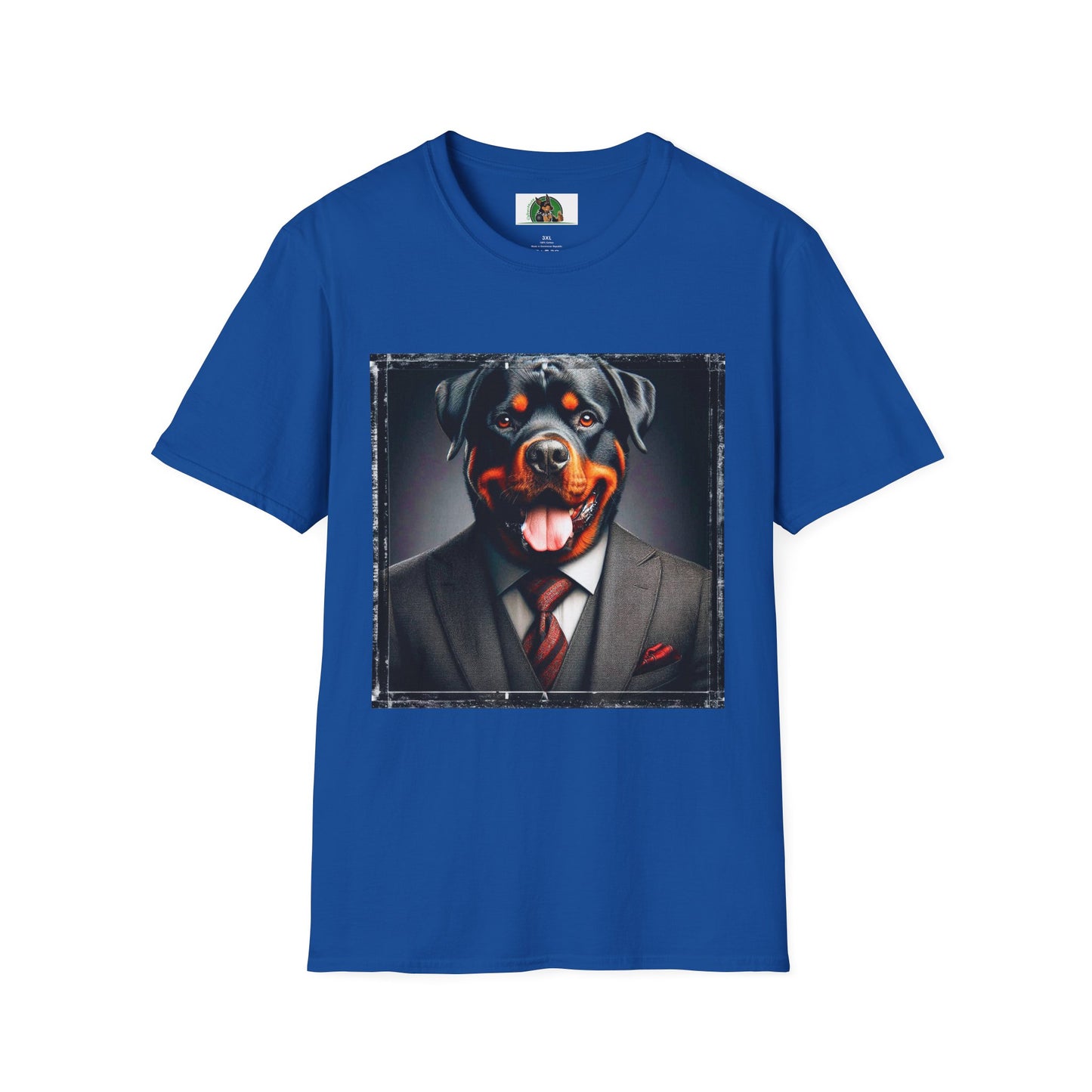 Rottweiler nice suit shirt T-Shirt Printify XS Royal