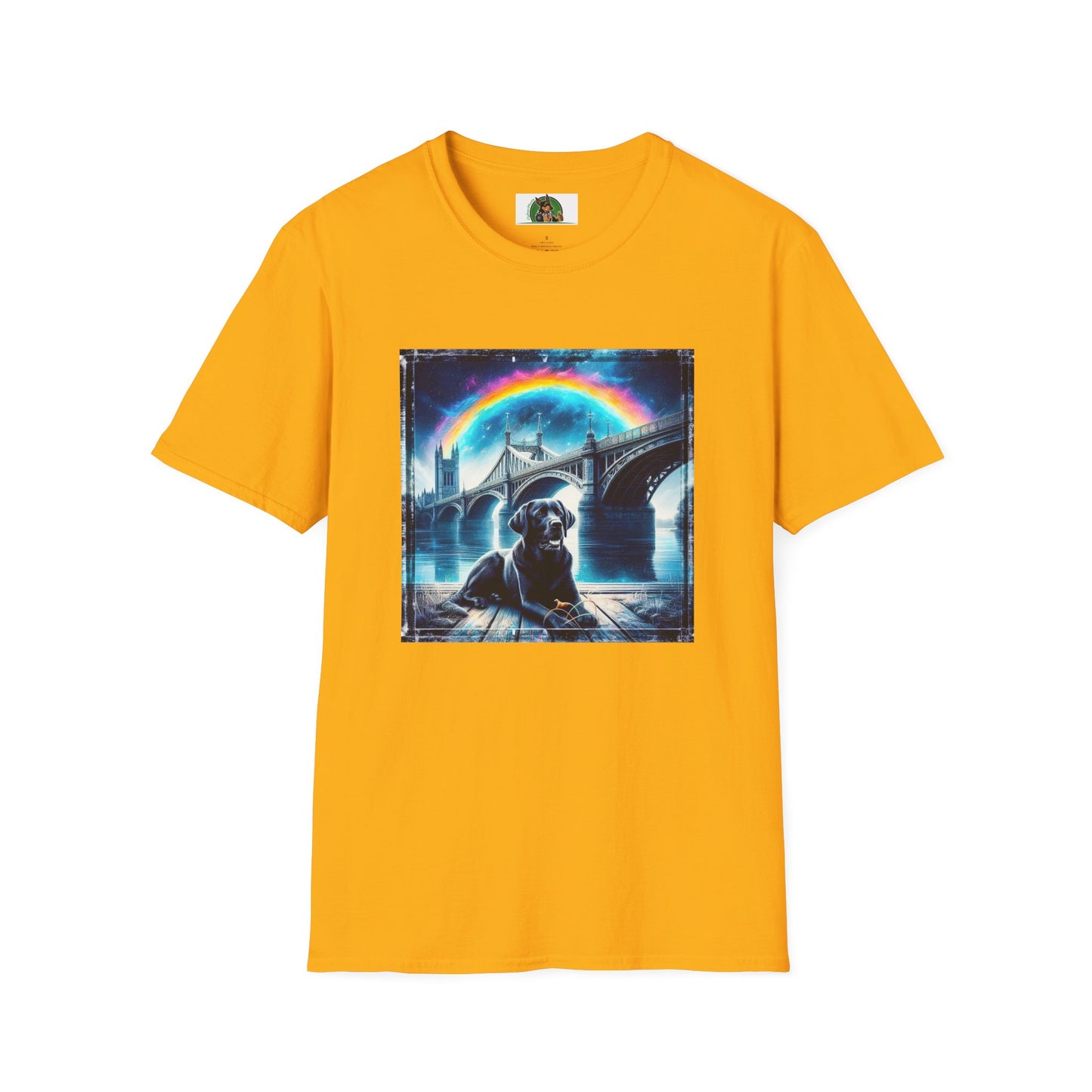 Labrador Retriever T-Shirt Printify S Gold