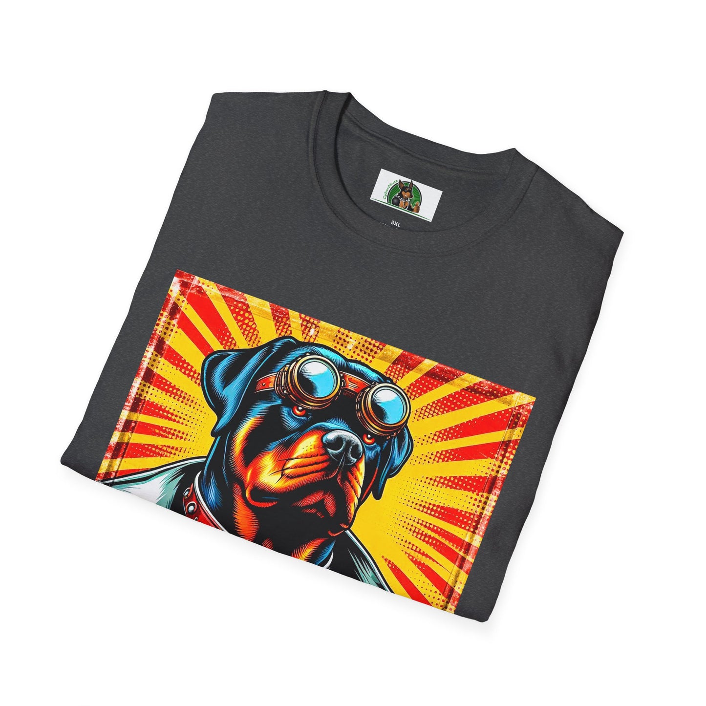 Rottweiler tough steam punk T-Shirt Printify