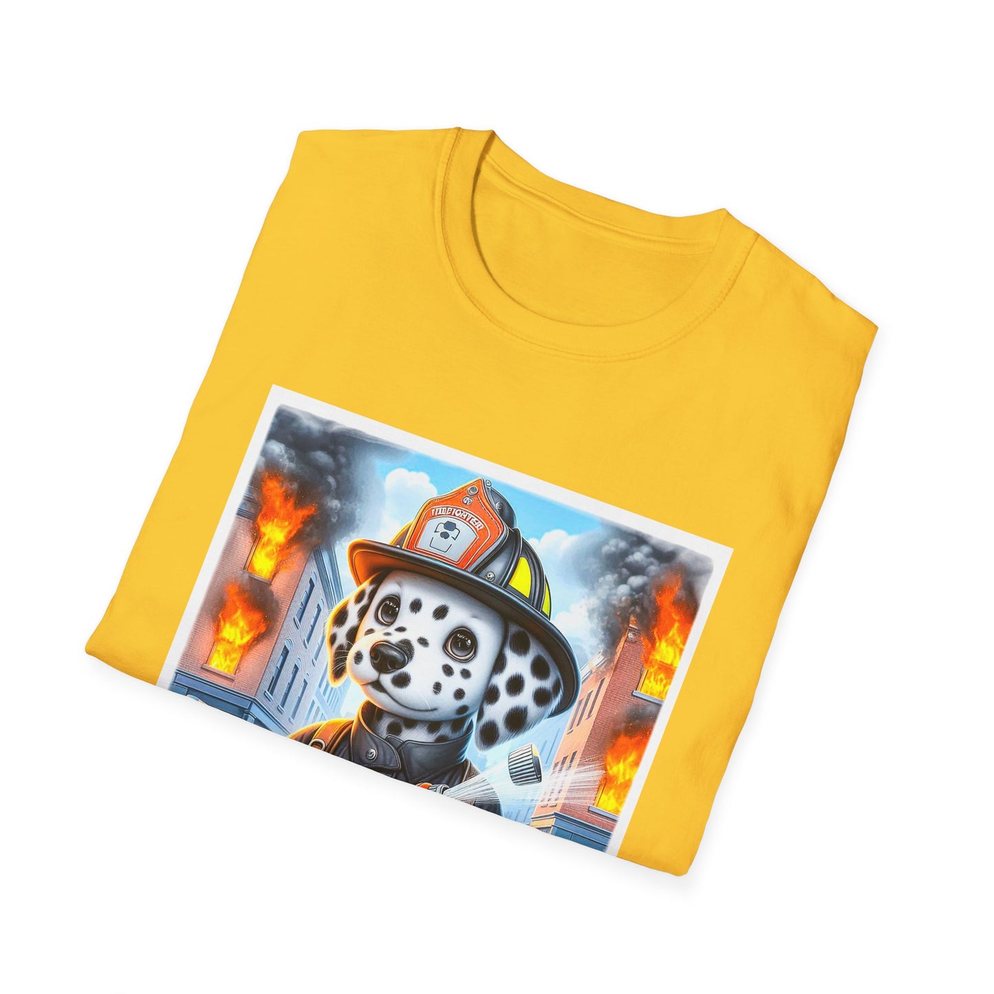 Dalmatian baby fireman t shirt