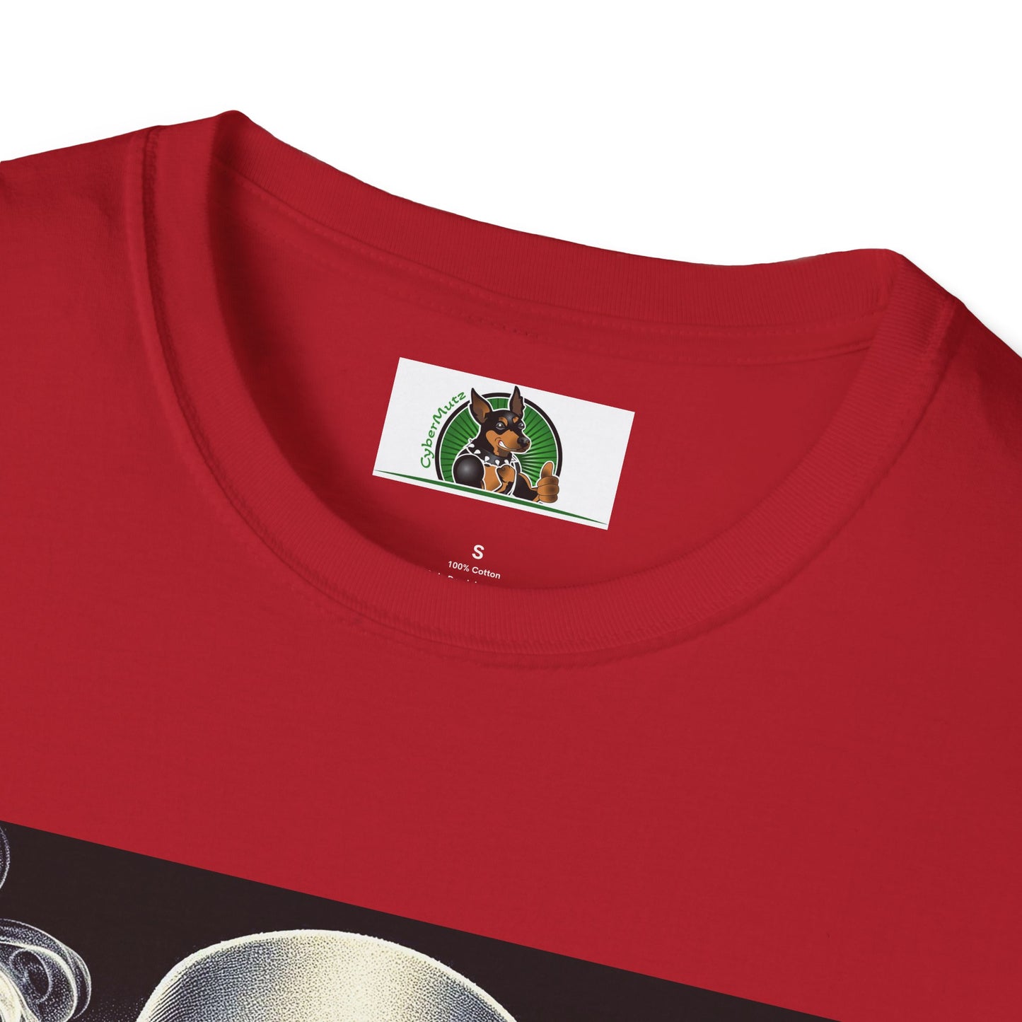 Boston Terrier Male Dog Smoking Cigar Drinking Whiskey T-Shirt Printify