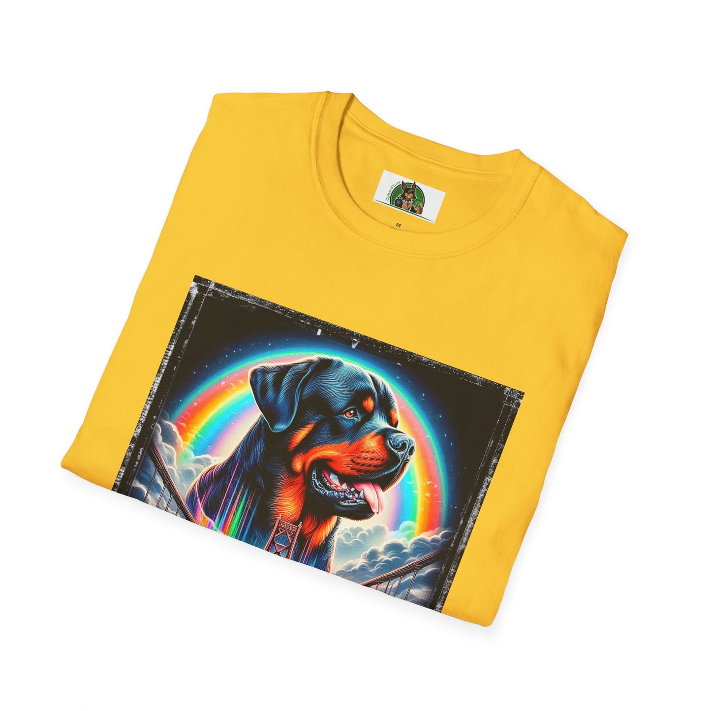 Rottweiler colorful rainbow