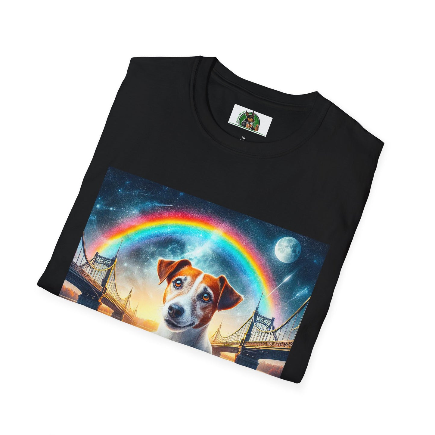 Jack Russell Moonlit Rainbow Bridge