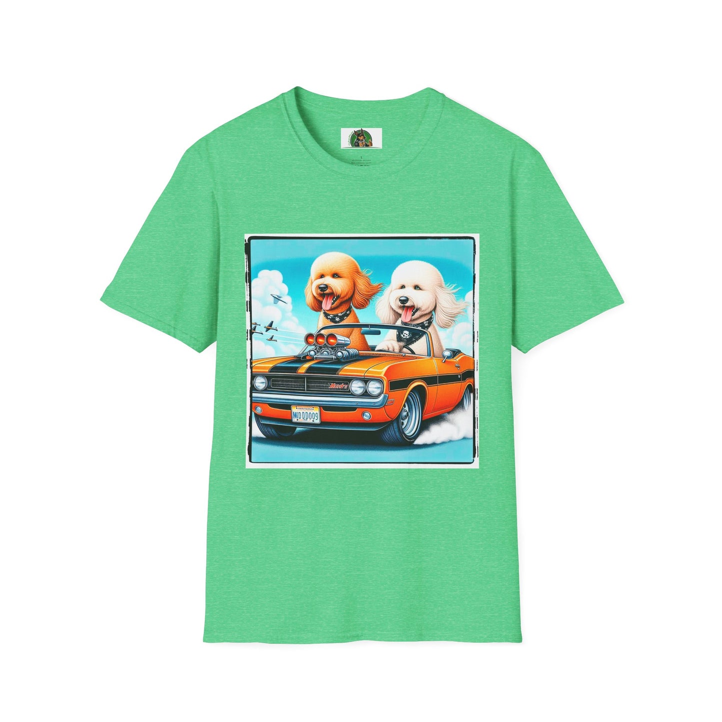 Wacky Shepadoodle T-Shirt Printify S Heather Irish Green
