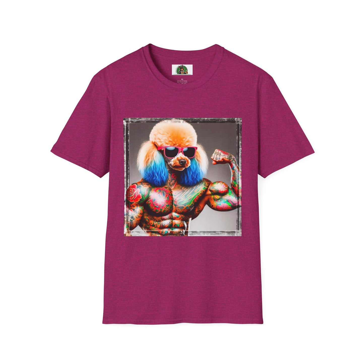 Poodle personal trainer shirt T-Shirt Printify S Antique Heliconia