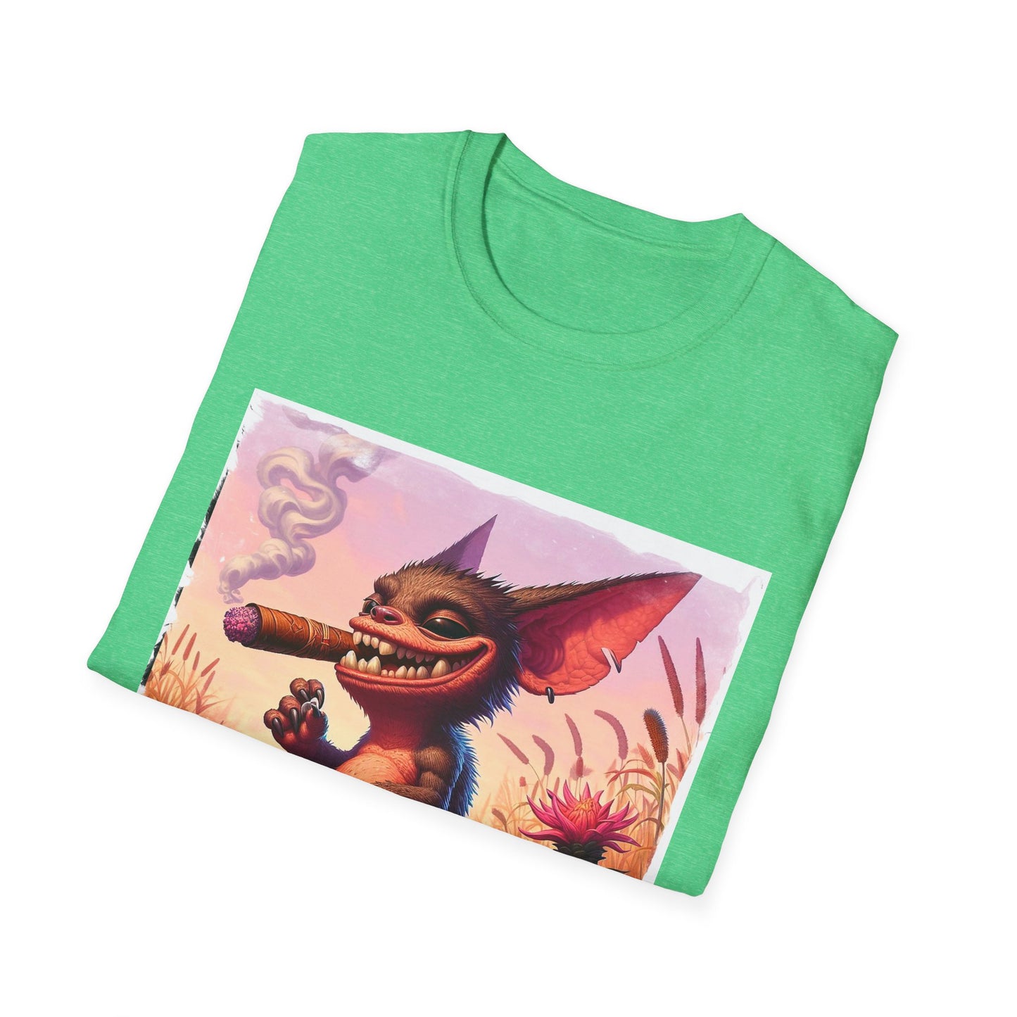 Chupacabra happily smoking t shirt