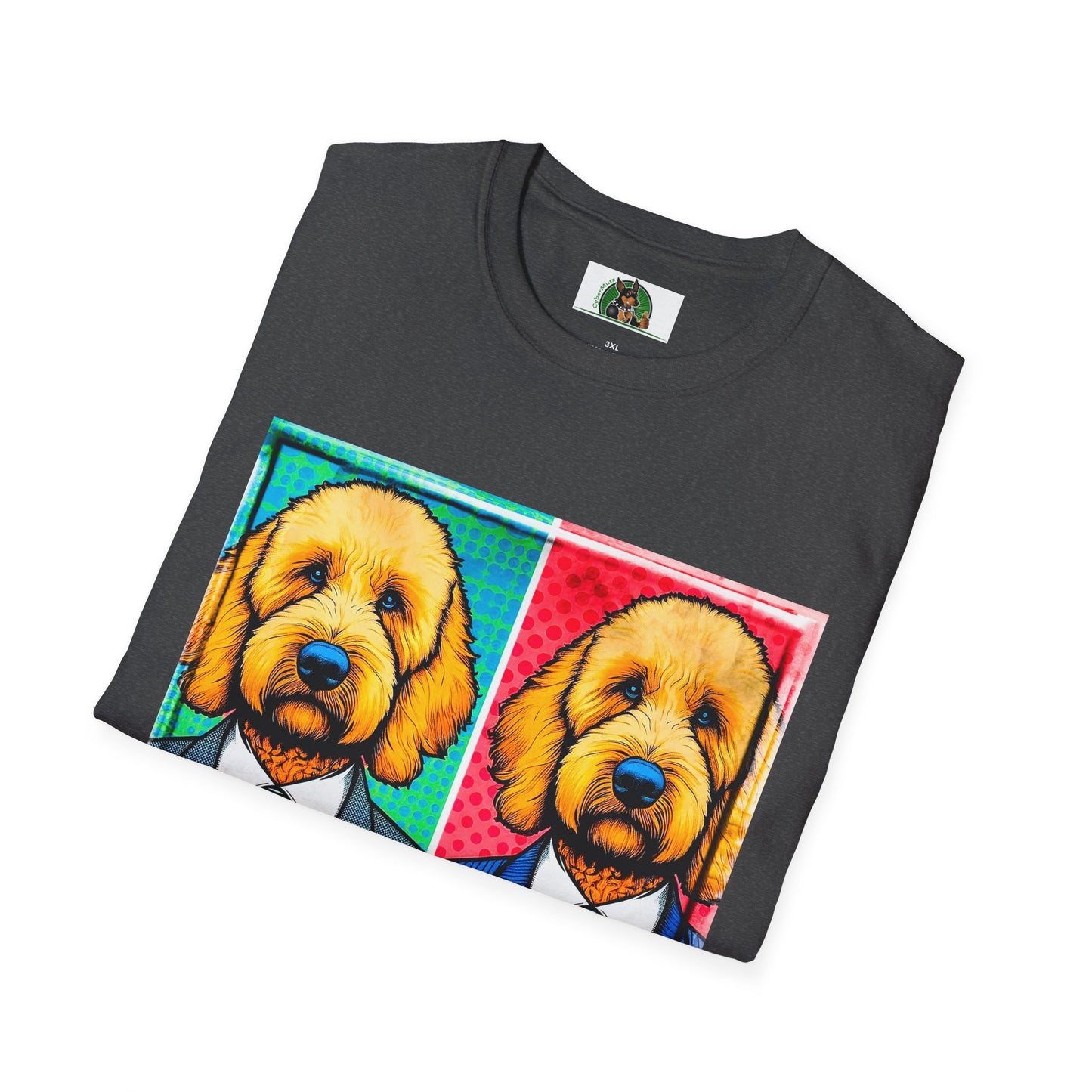 Golden Doodle colors businessmen T-Shirt Printify