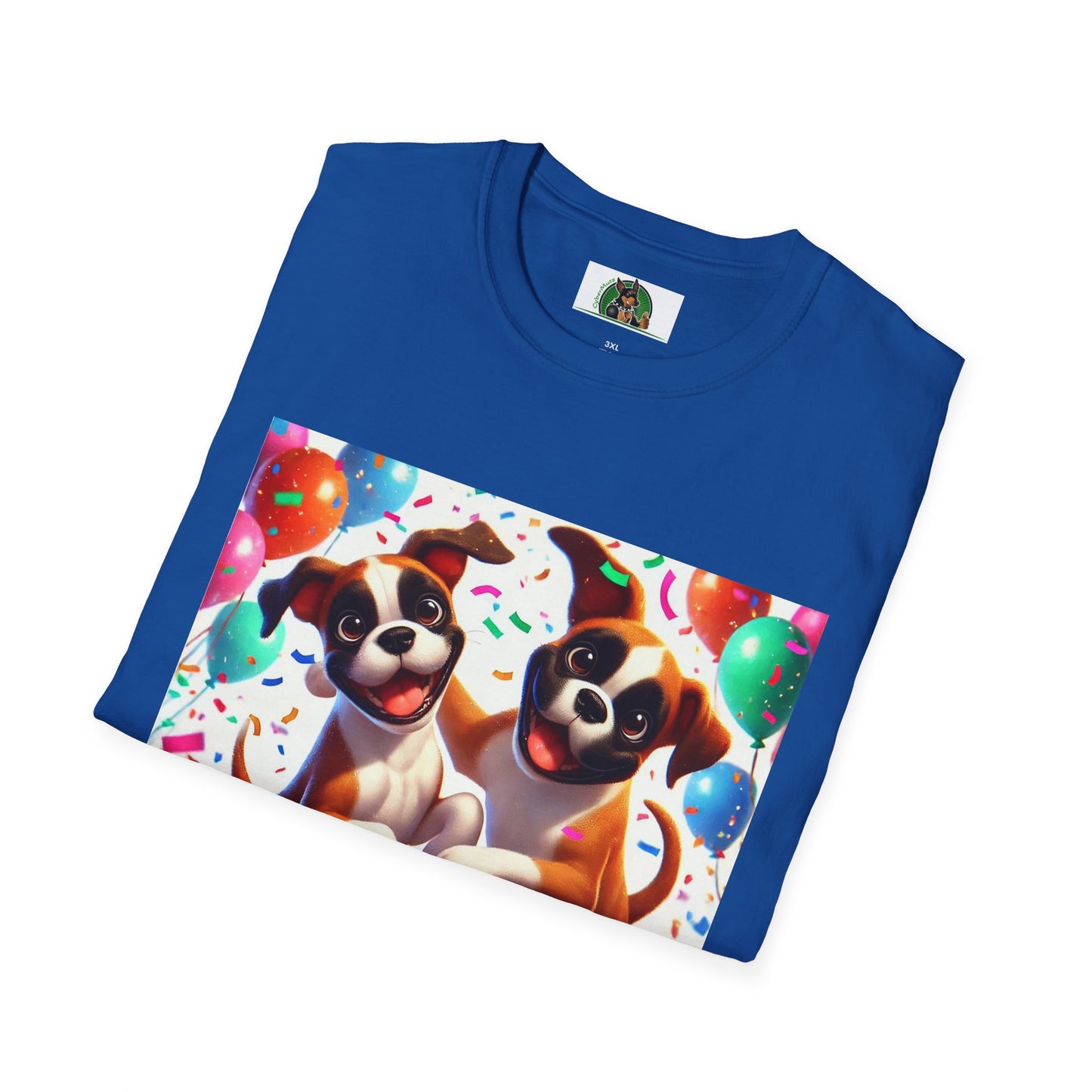 Boxer Dancing Dog T-Shirt - Fun and Playful Unisex Tee T-Shirt Printify