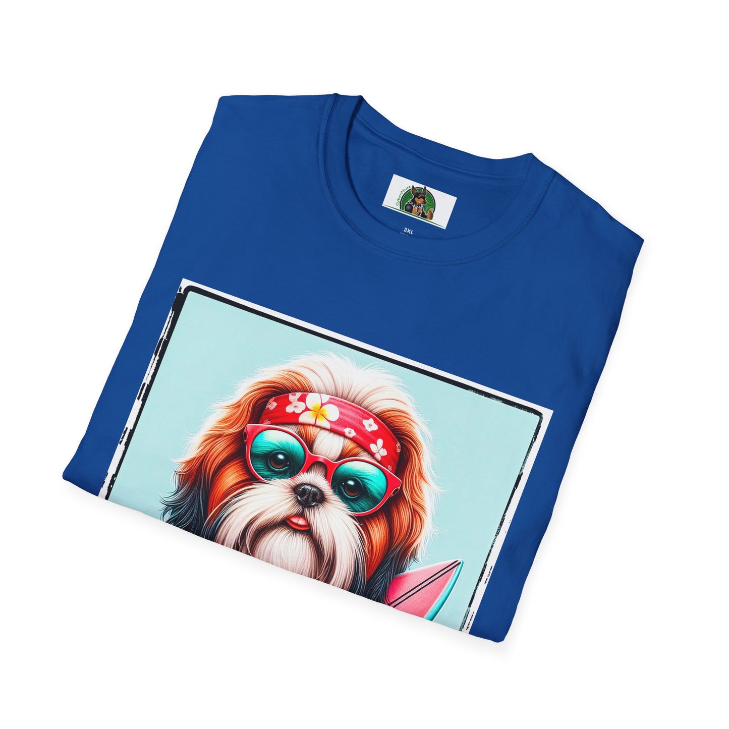 Shih Tzu surfer shirt T-Shirt Printify