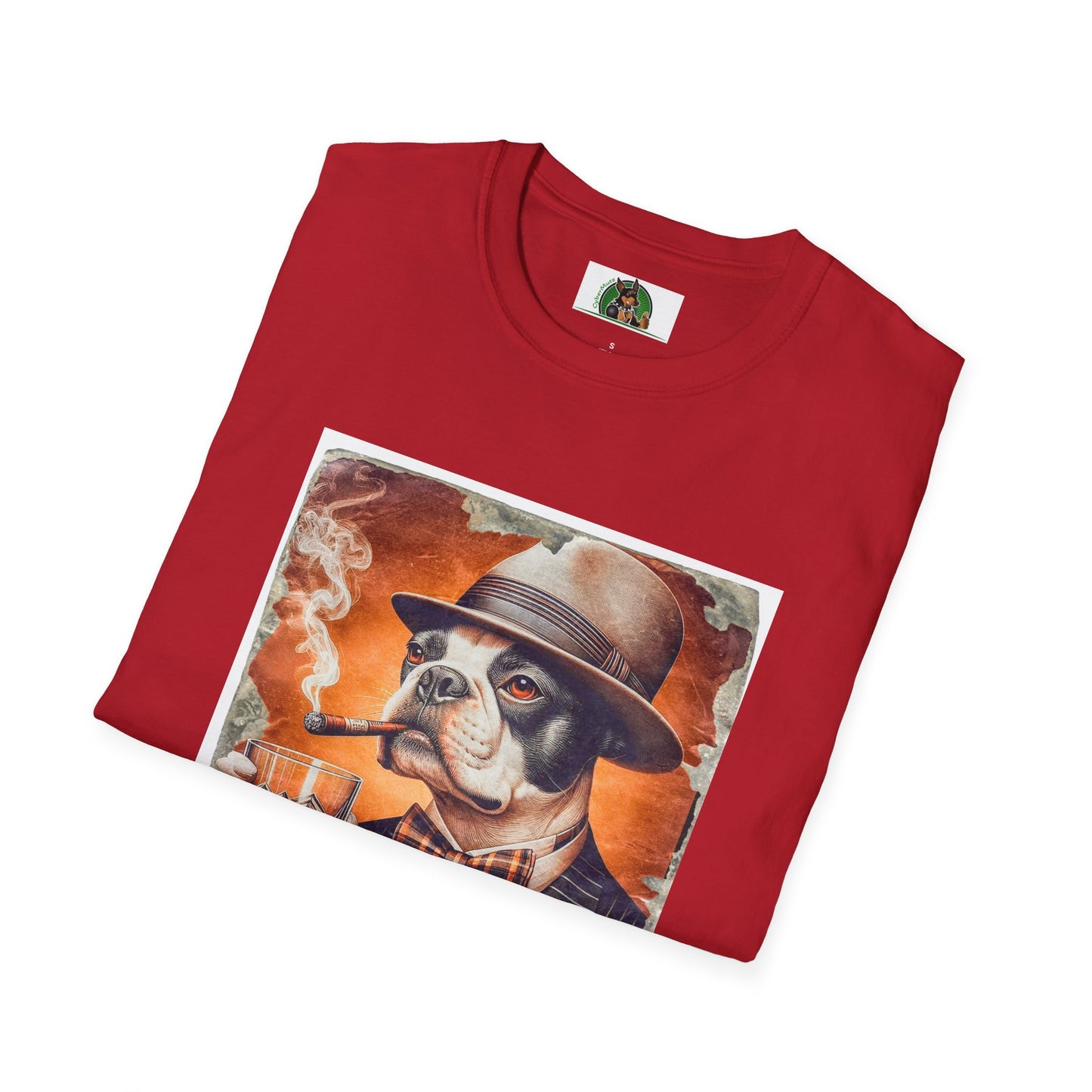 Boston Terrier Smoking T-Shirt