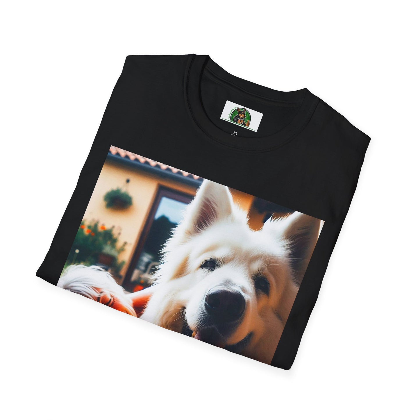 German Shepherd pretty fluffy boy shirt