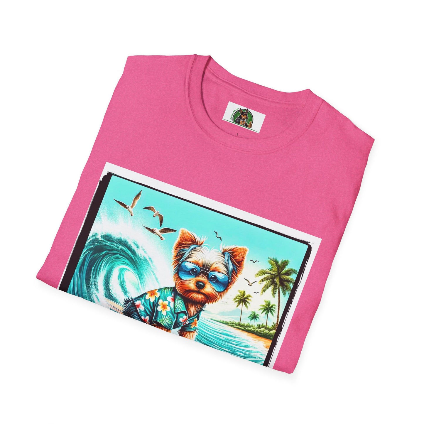 Yorkie crashing eaves shirt