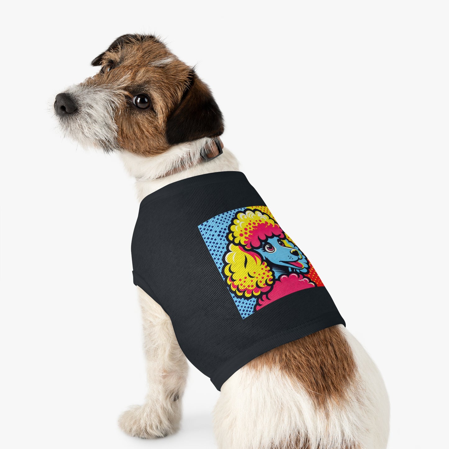 Pet Tank Top Poodle pretty colors Pets Printify