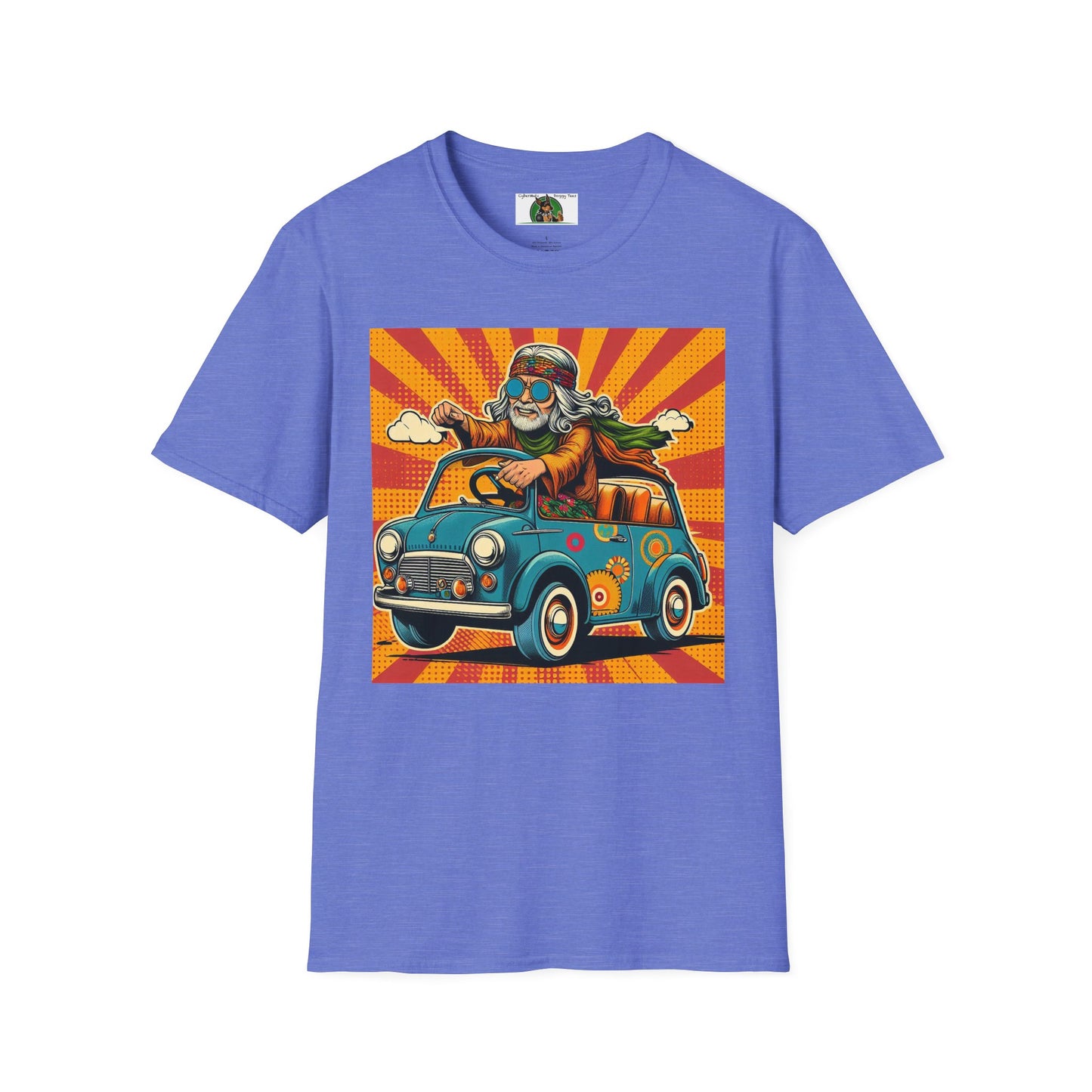 Cool Old Wacky Dude T-Shirt Printify Heather Royal S