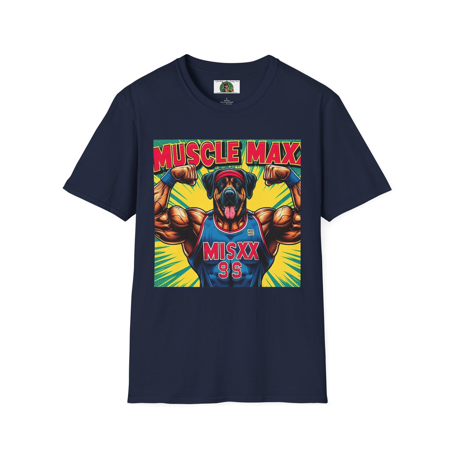 Wacky Pop Art T-Shirt Printify Navy S