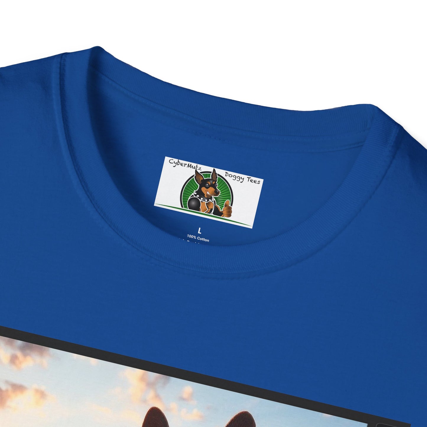 German Shepherd Dog Photographer Unisex Softstyle T-Shirt T-Shirt Printify