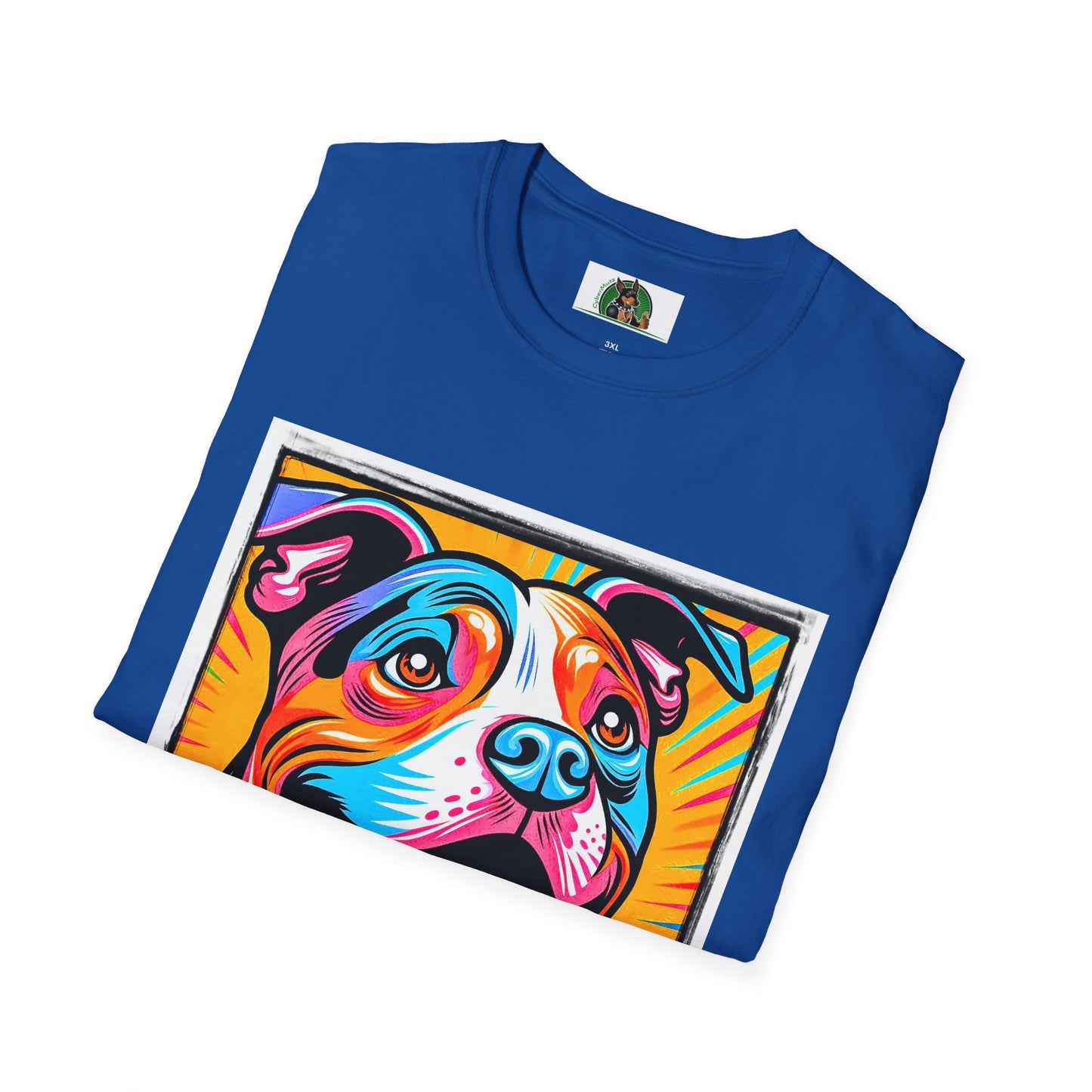 Pit Bull pretty colors shirt T-Shirt Printify