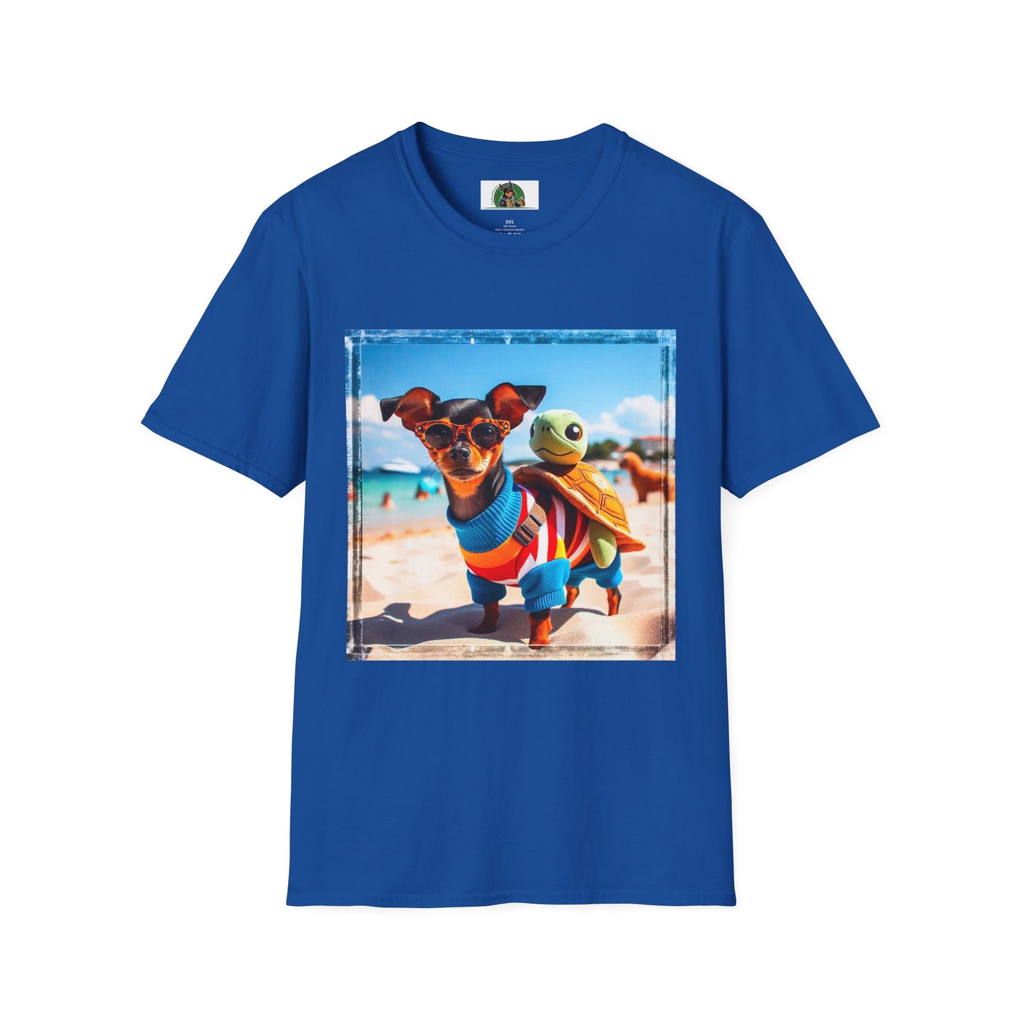 Min Pin T-Shirt beach day T-Shirt Printify XS Royal