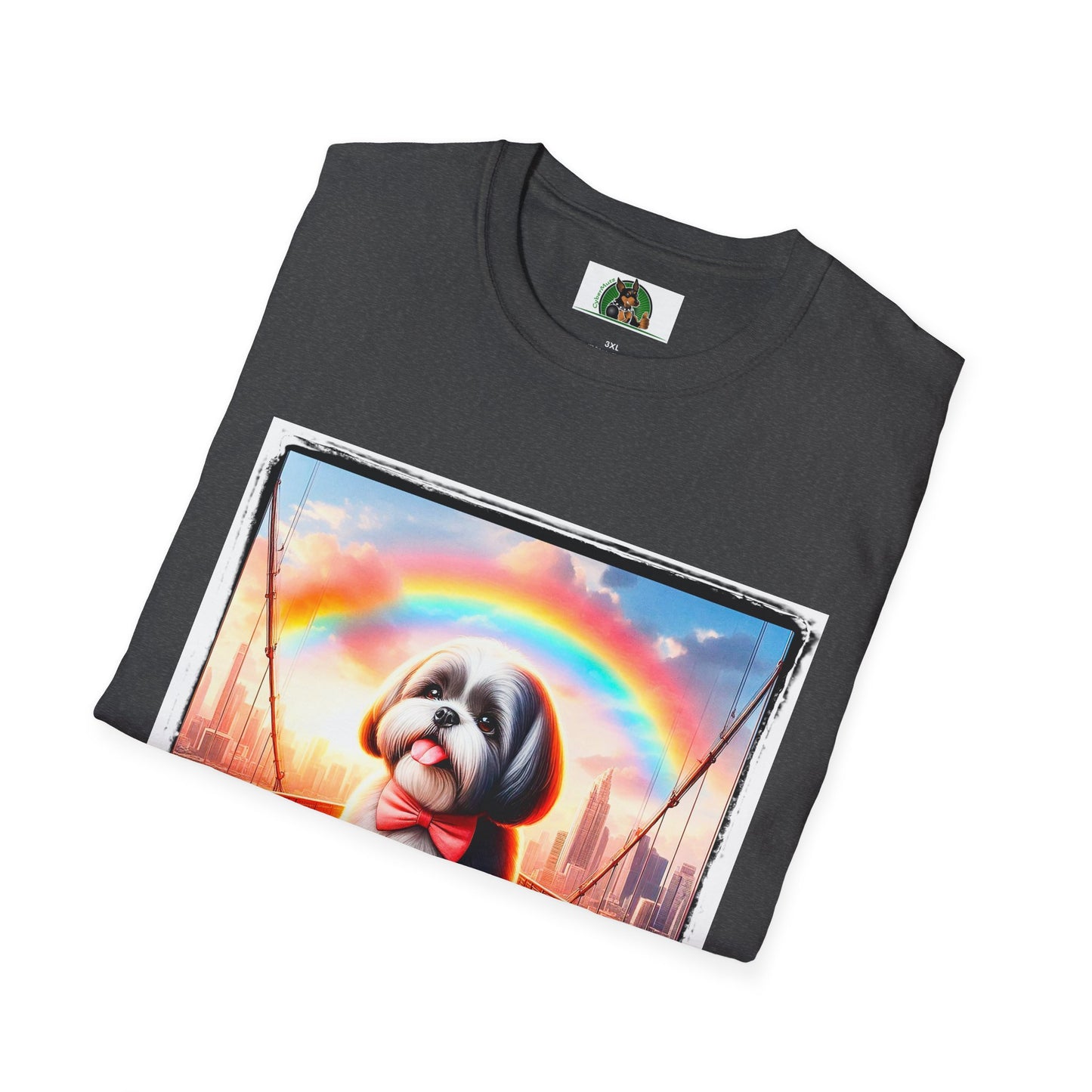 Shih Tzu rainbow shirt T-Shirt Printify