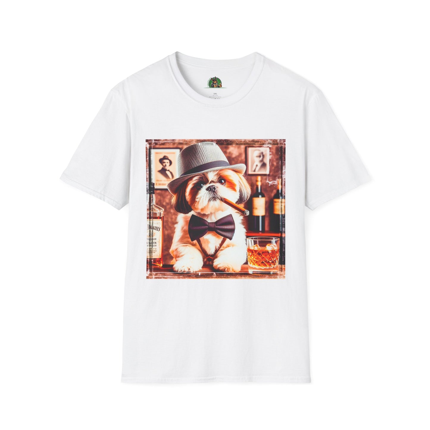 Shih Tzu cigars shirt T-Shirt Printify XS White