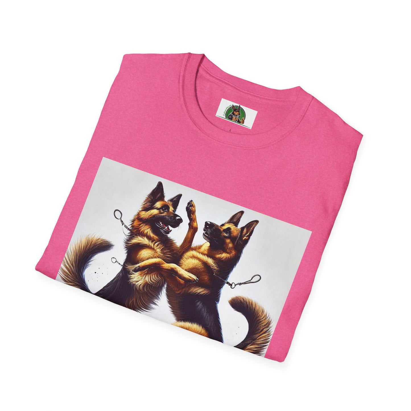 Dancing German Shepherd Unisex T-Shirt