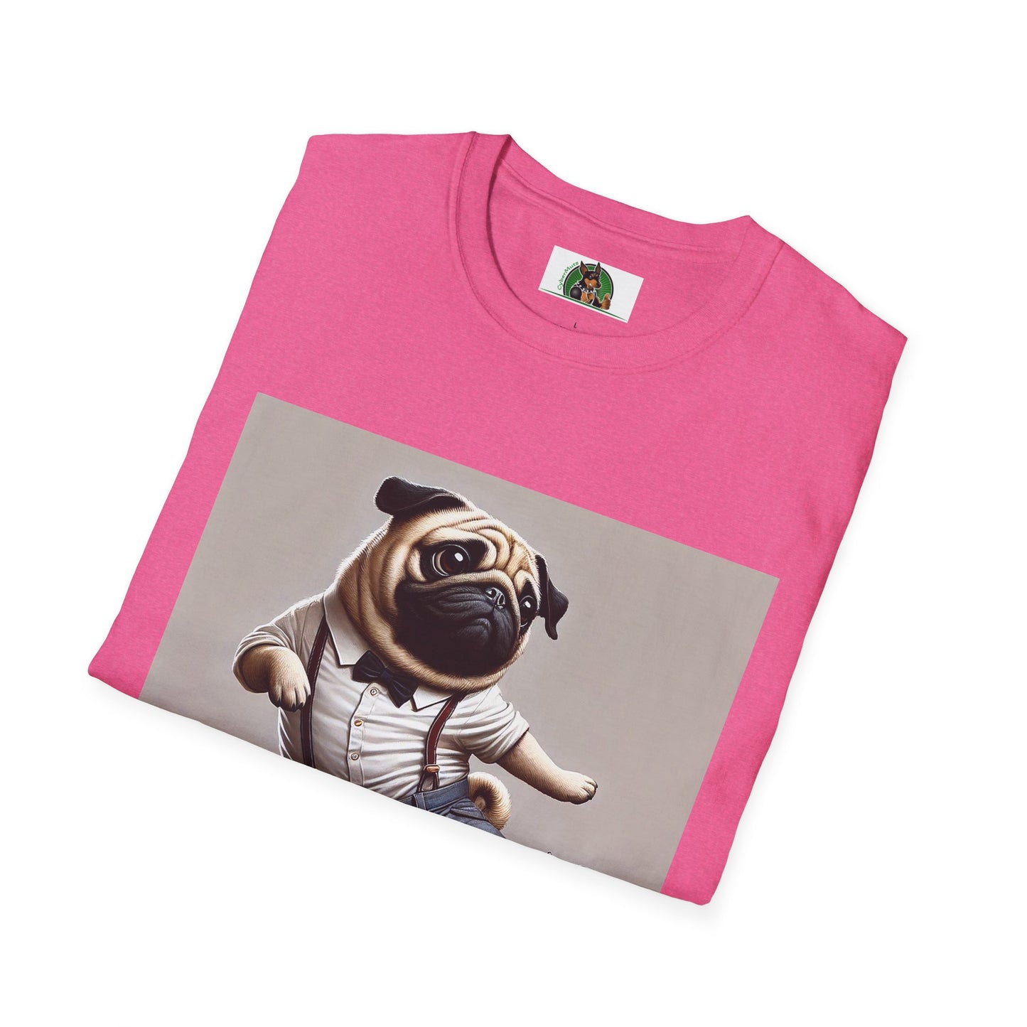 Dancing Pug T-Shirt - Fun and Playful Tee for Dog Lovers