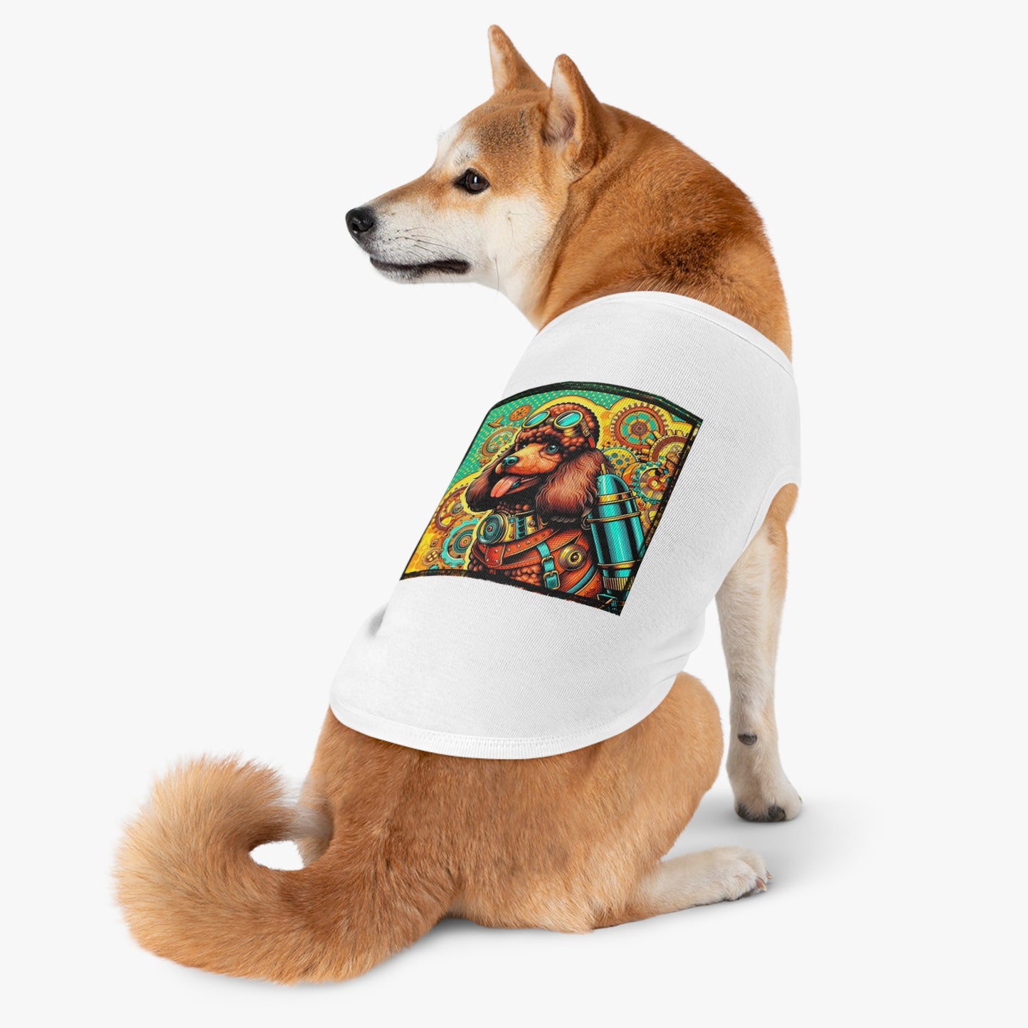 Pet Tank Top Poodle Pets Printify
