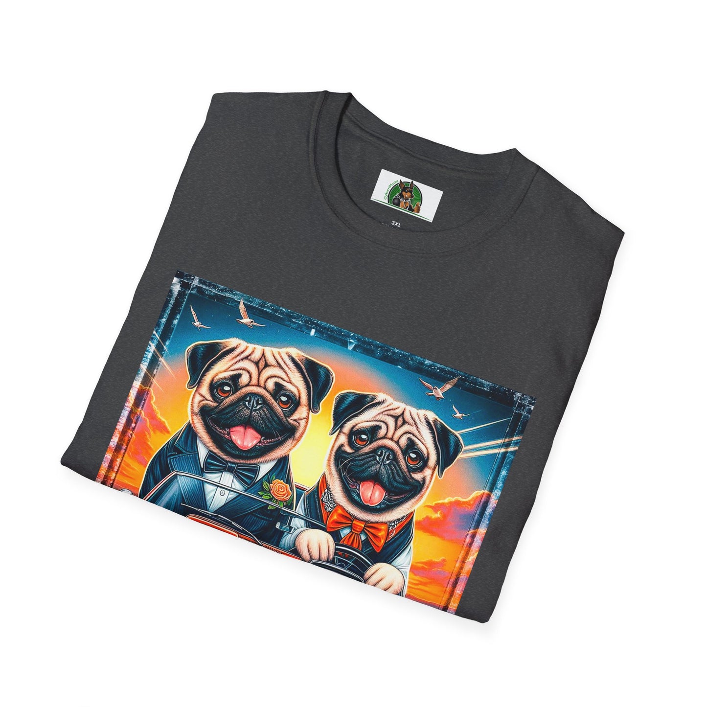 Wacky Pugs T-Shirt Printify