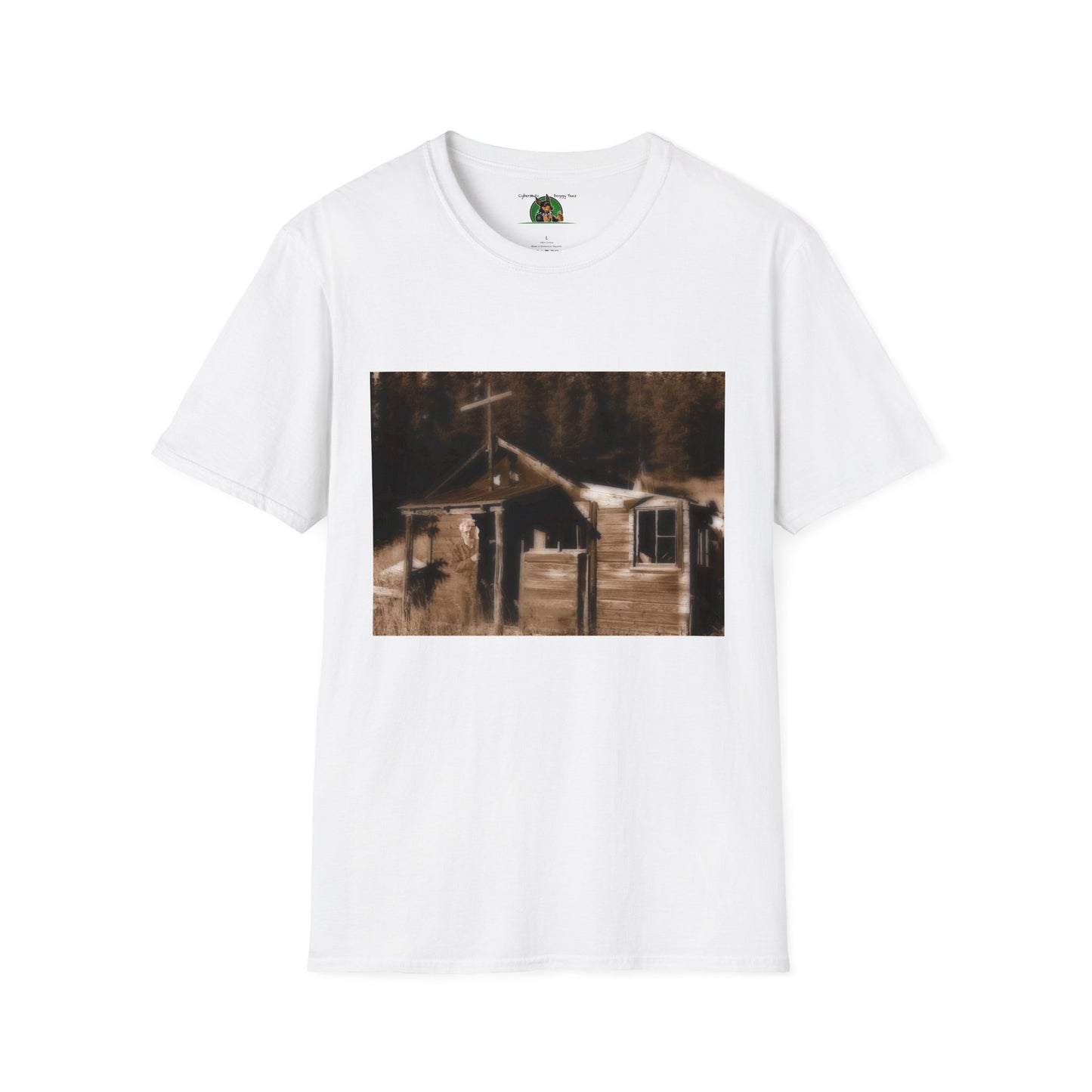Mis·cel·la·ne·ous Ghost T-Shirt Printify S White
