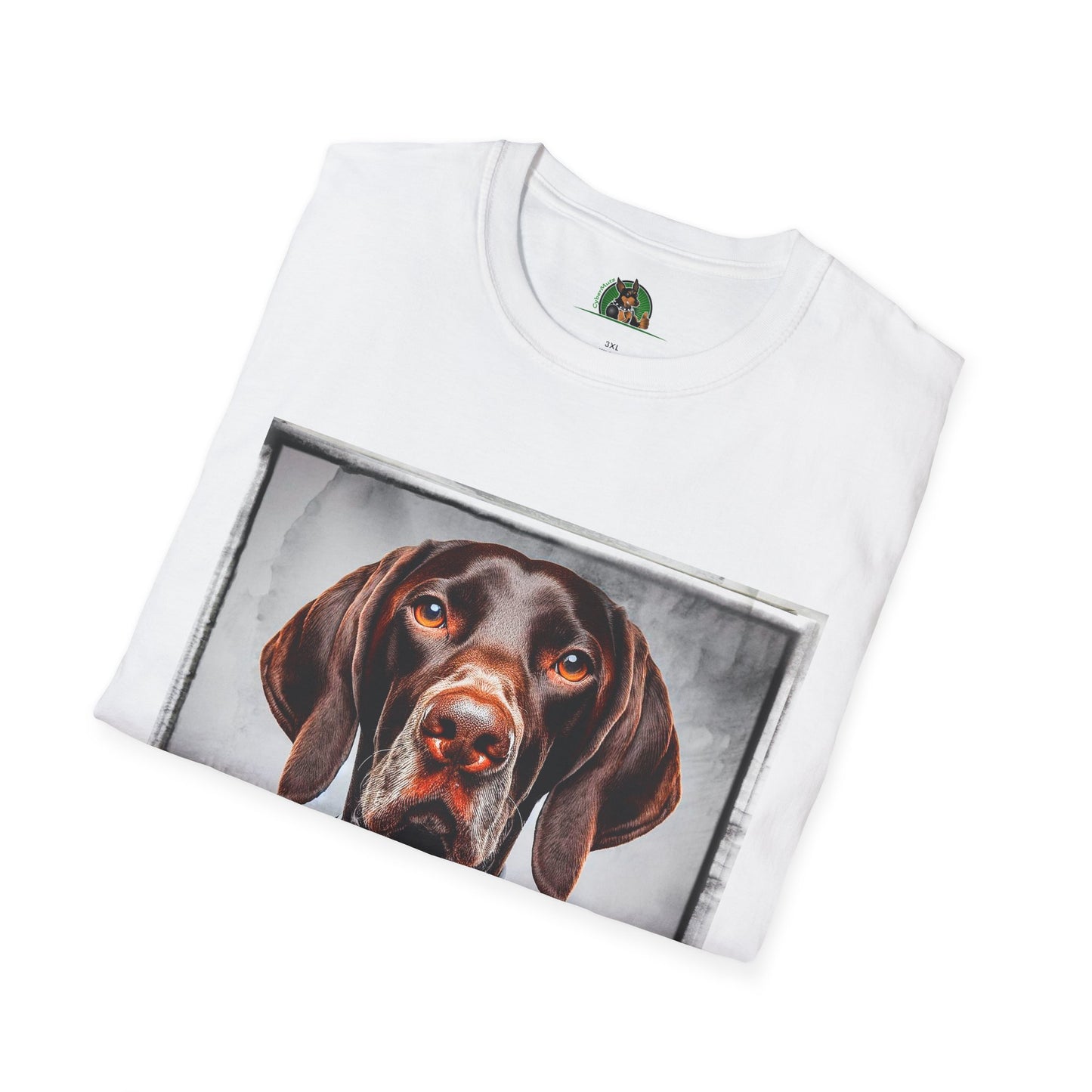 German Shorthaired Pointer business man t shirt T-Shirt Printify