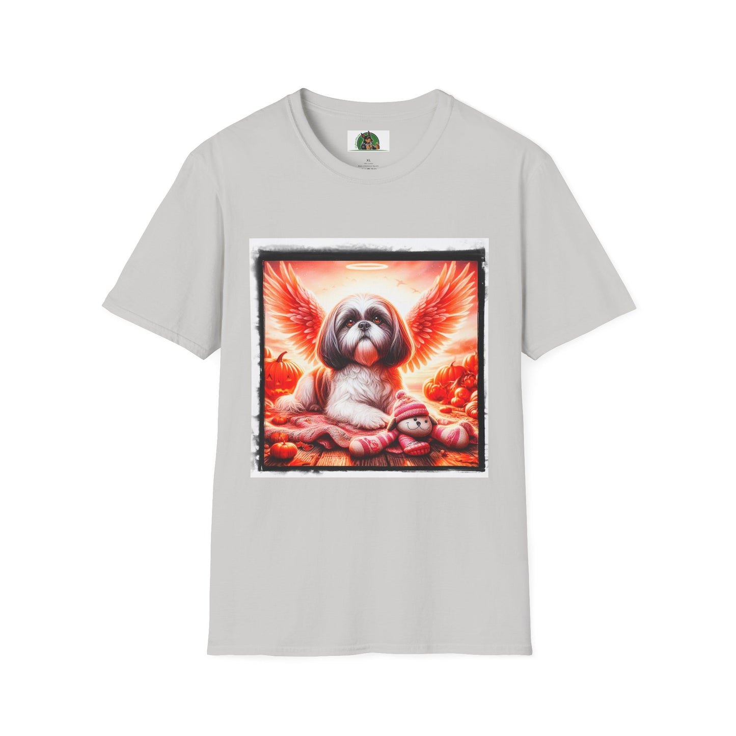 Shih Tzu heavenly sngel shirt T-Shirt Printify S Ice Grey