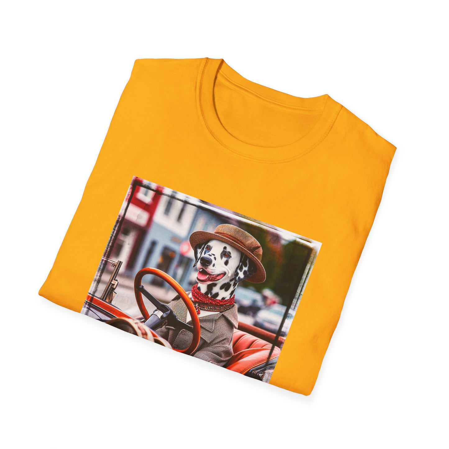 Dalmatian driving and cruising t shirt