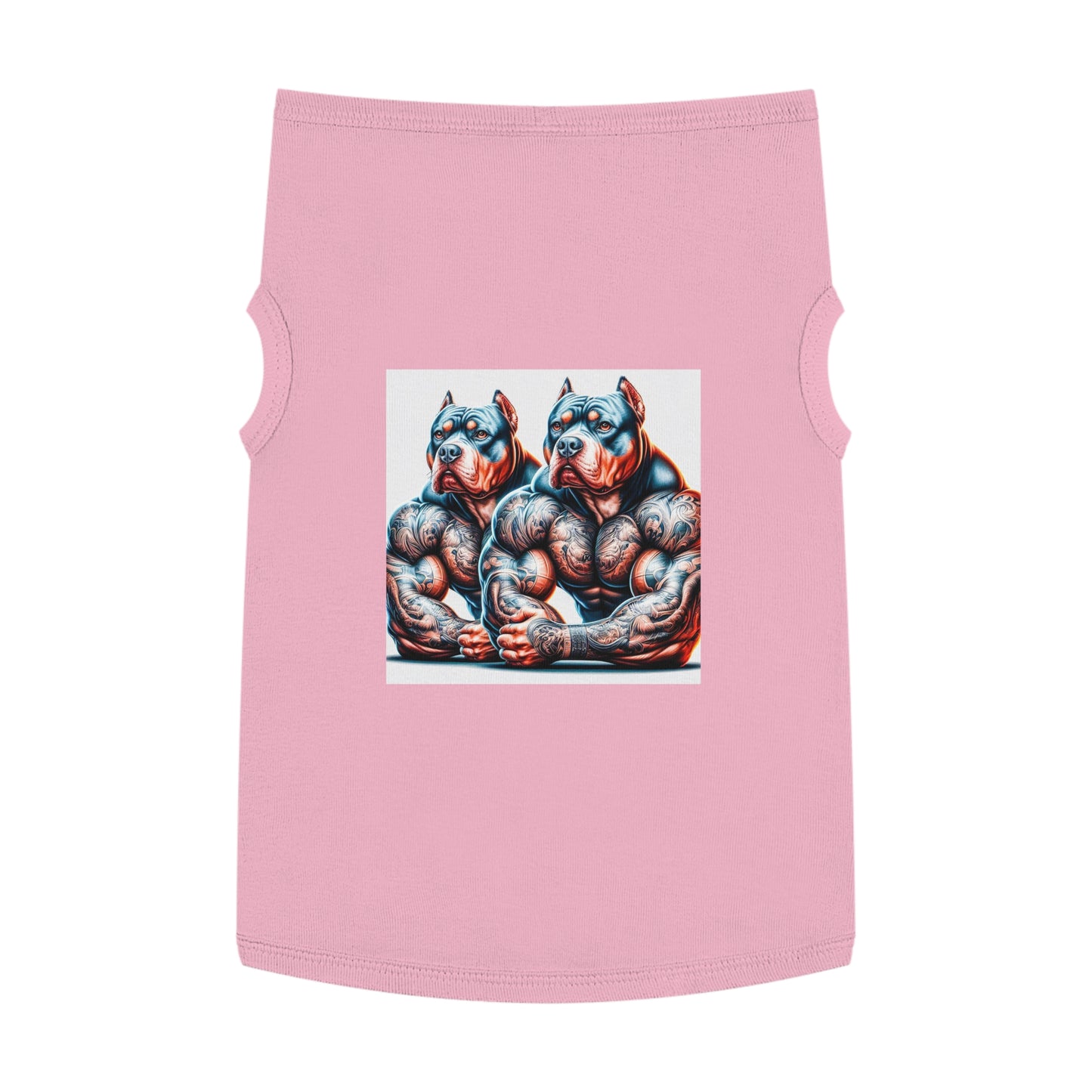 Pet Tank Top Pit Bull gym rat friends Pets Printify XL Pink