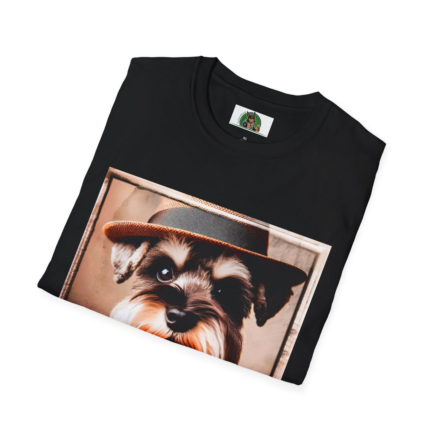 Miniature Schnauzer top hat shirt T-Shirt Printify