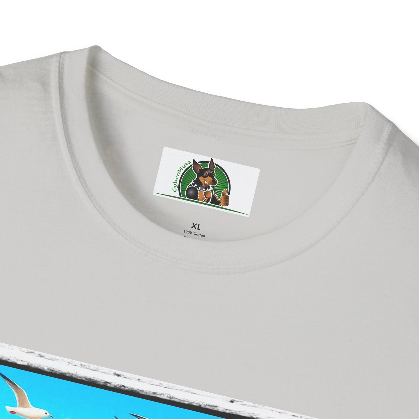 Yorkie blue waves shirt