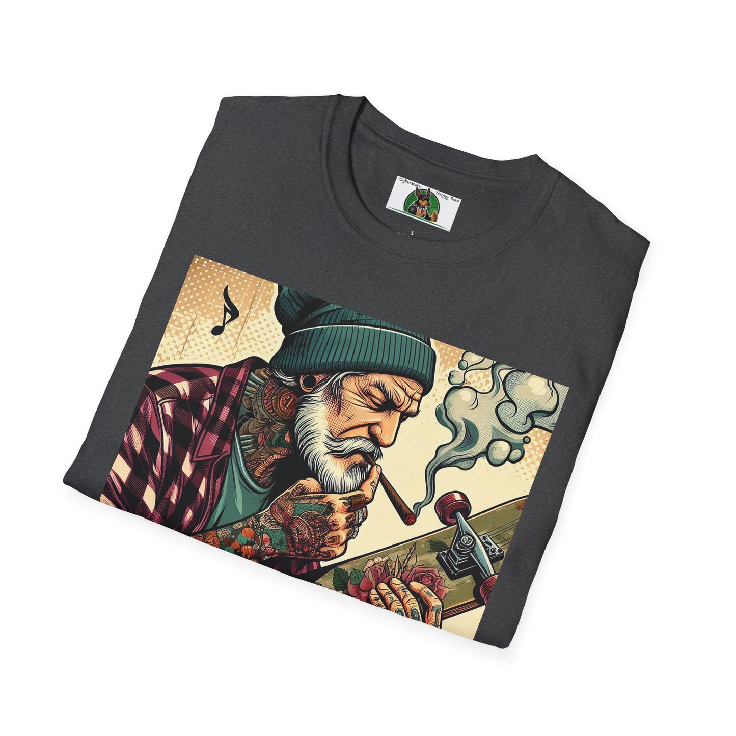 Wacky Skater Dude T-Shirt Printify