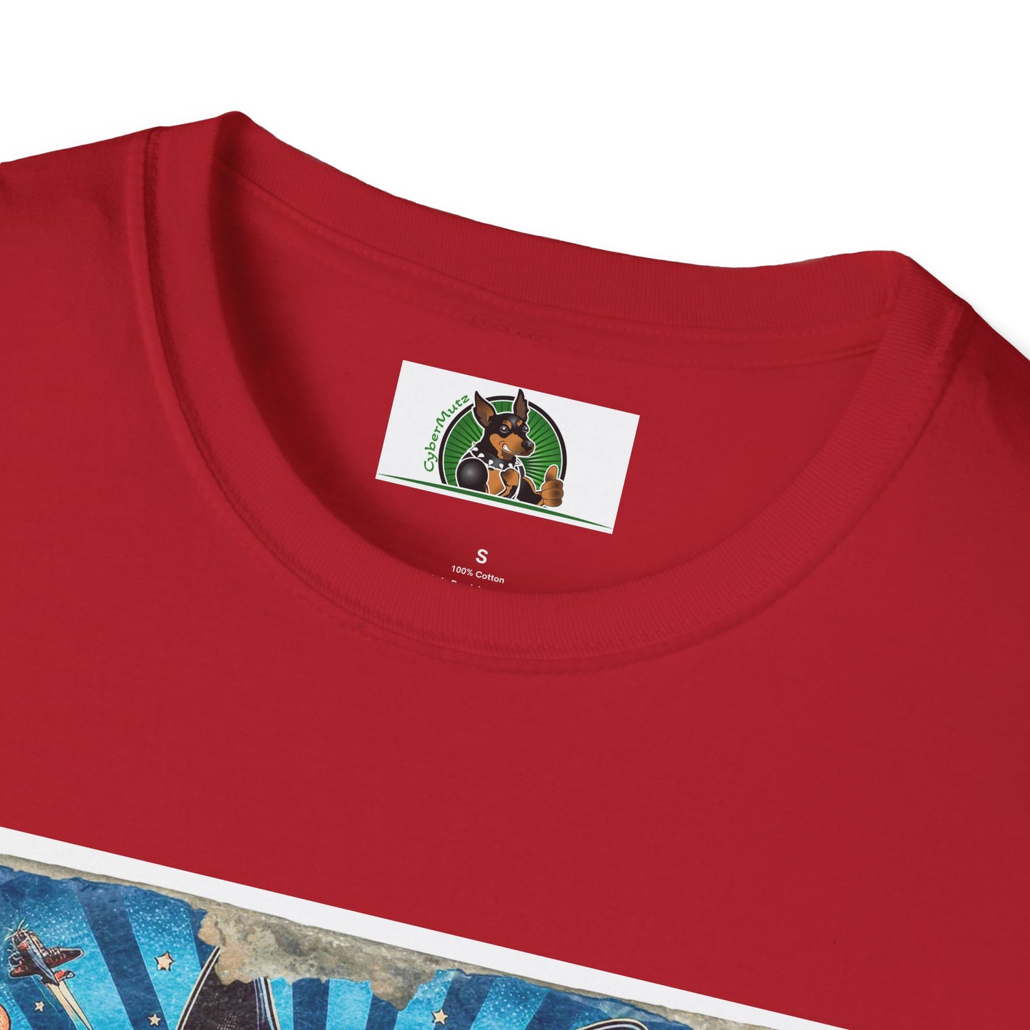 Boston Terrier Steampunk Watching Planes Fly By T-Shirt Printify