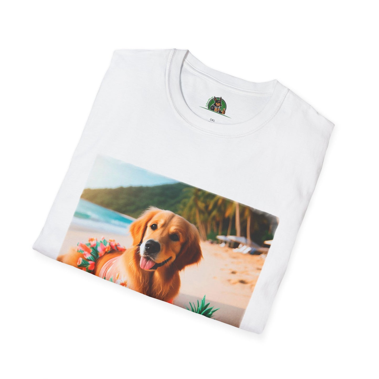 Golden Retriever swim day shirt T-Shirt Printify