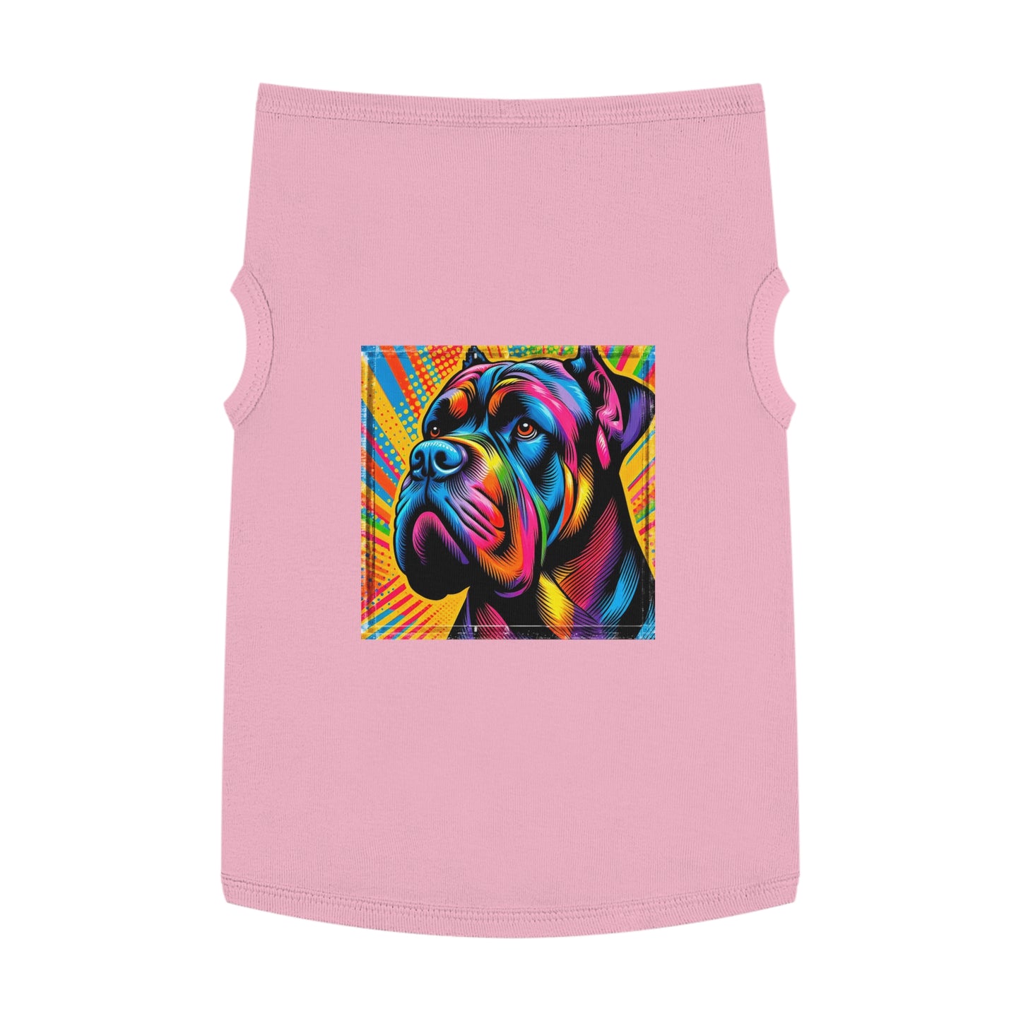 Pet Tank Top Cane Corso Pop Art Pets Printify XL Pink