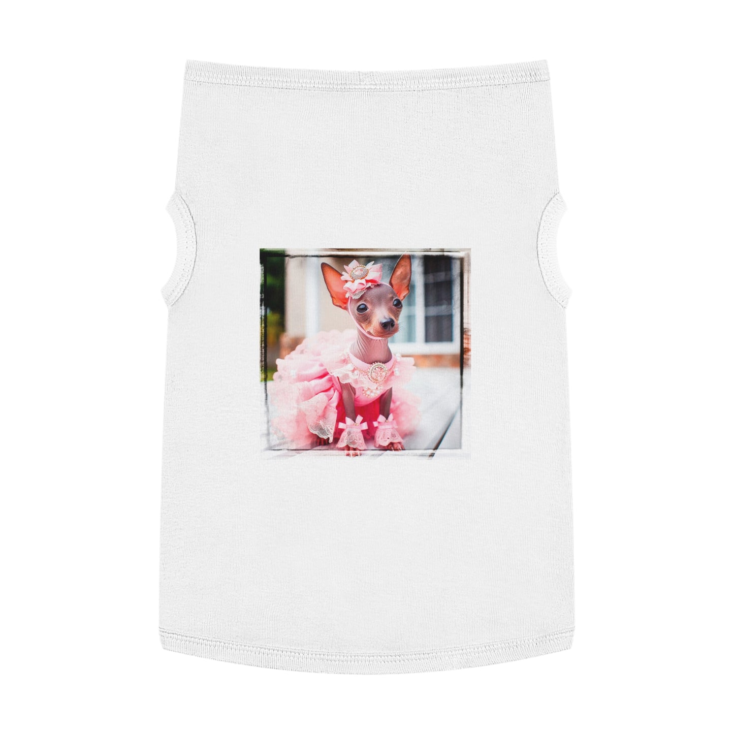 Mexican Hairless pink cutie shirt Pets Printify XL White