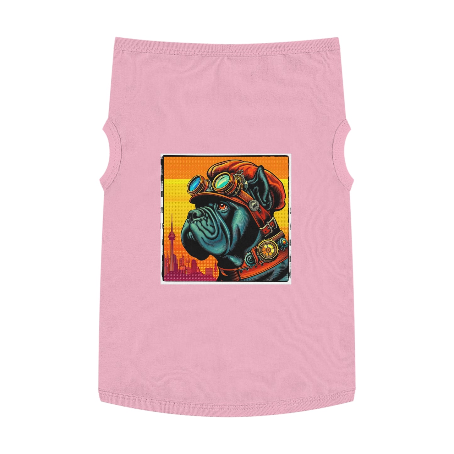 Pet Tank Top Cane Corso Steampunk Pets Printify XL Pink