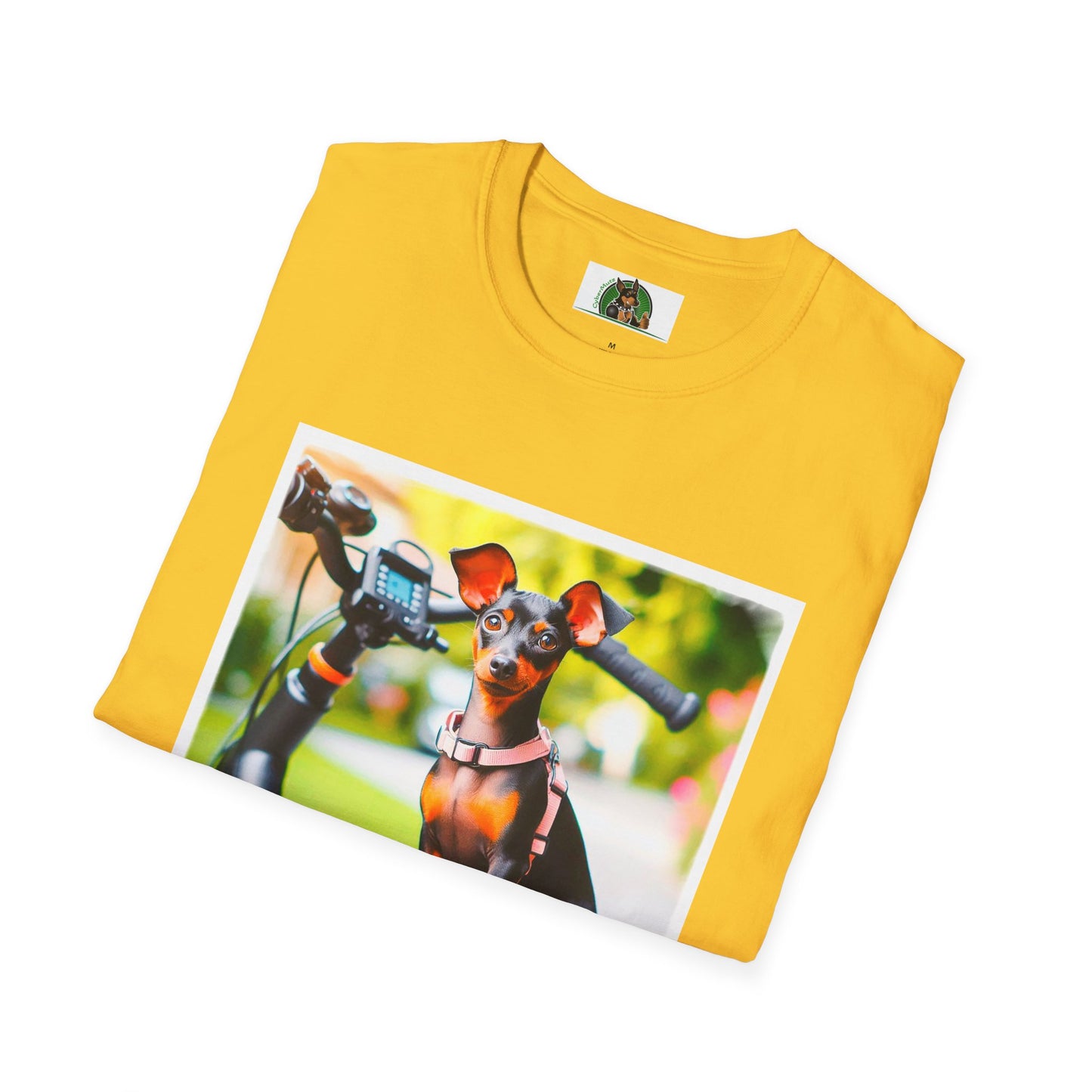 Min Pin T-Shirt bike riding