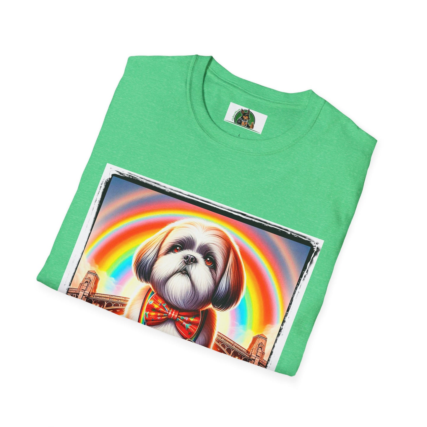Shih Tzu rainbow shirt.
