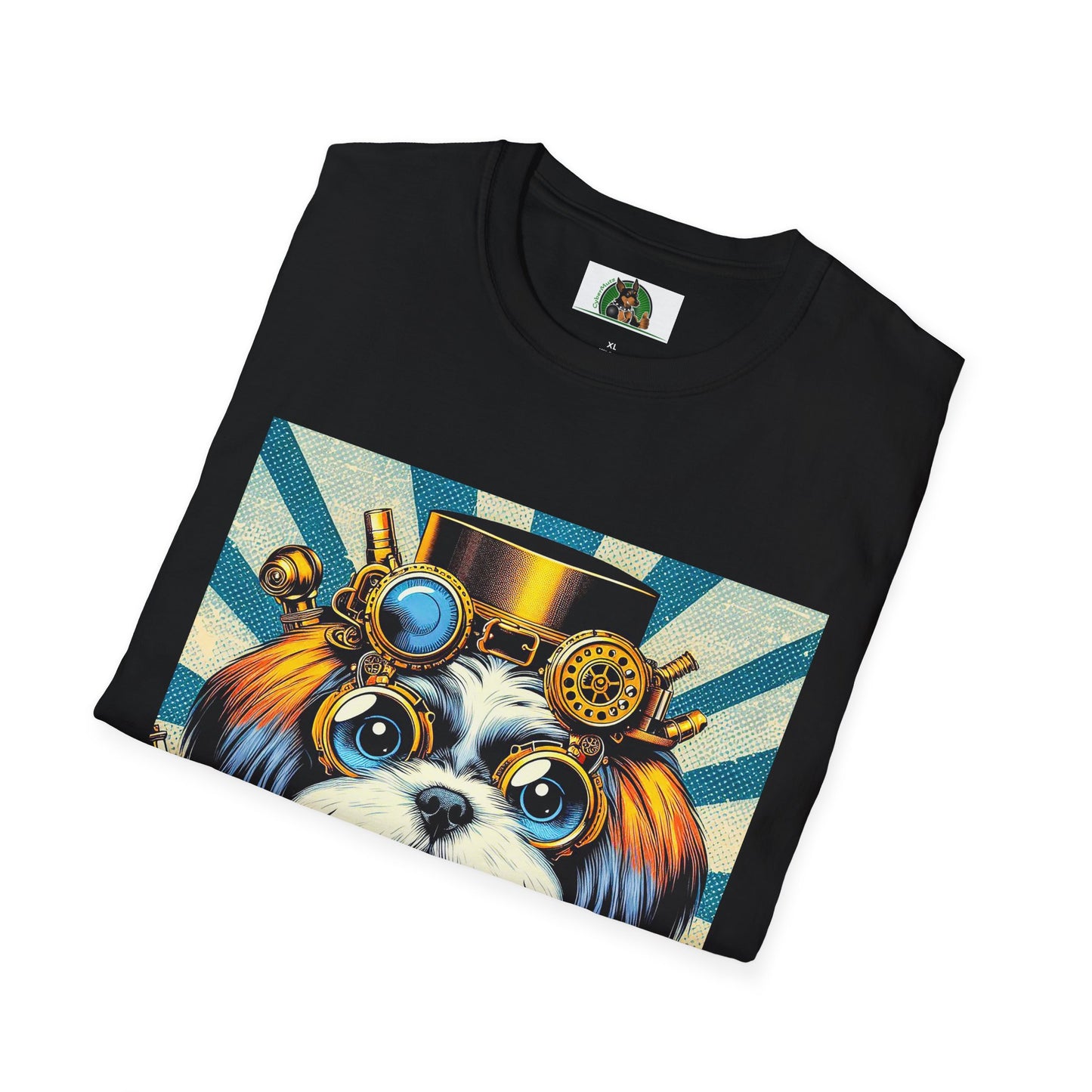 Shih Tzu steam punk shirt T-Shirt Printify
