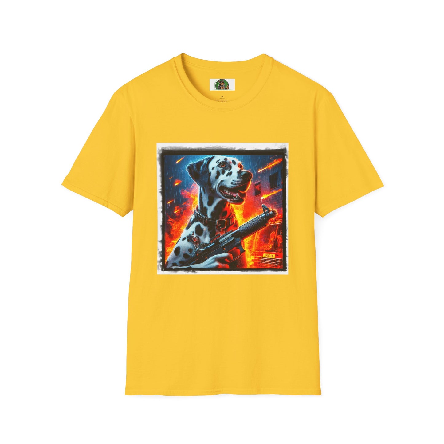 Dalmatian war hero t shirt T-Shirt Printify S Daisy