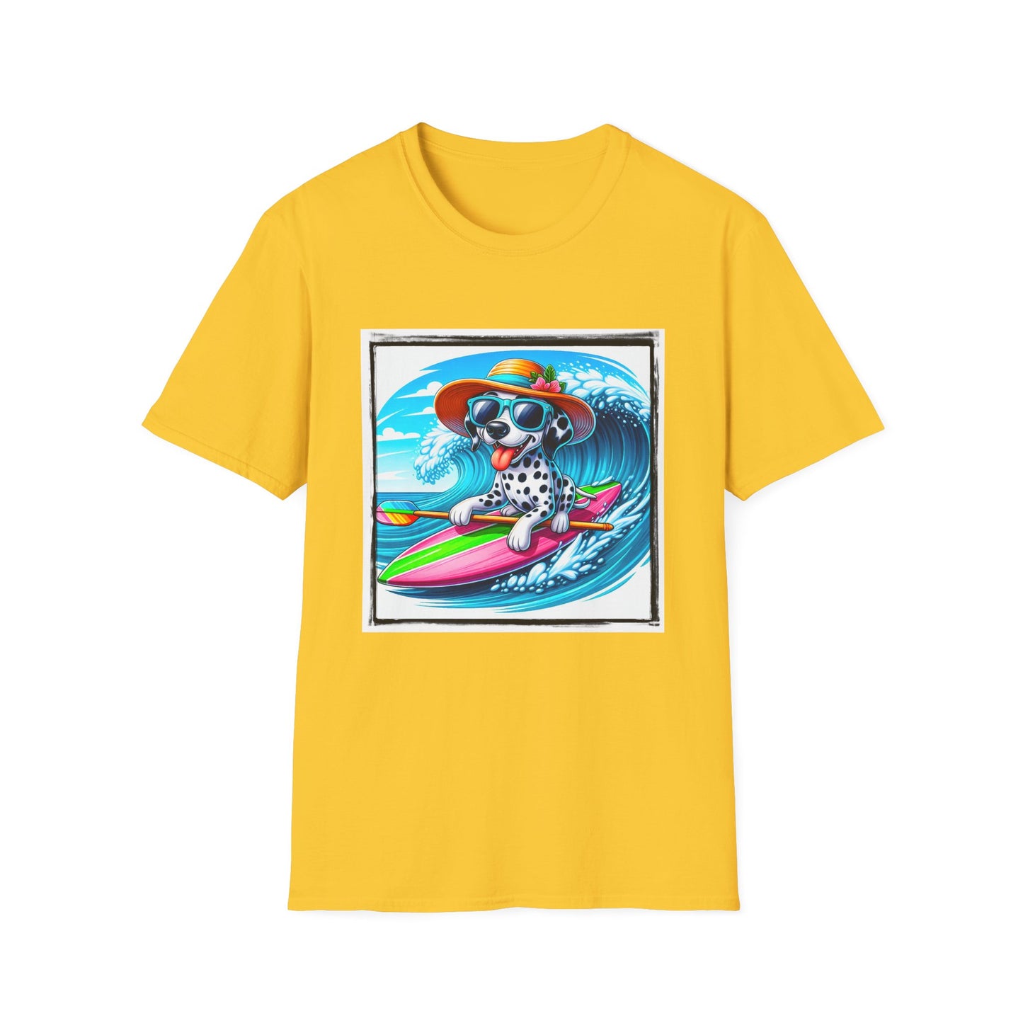 Dalmatian beach day t shirt T-Shirt Printify S Daisy