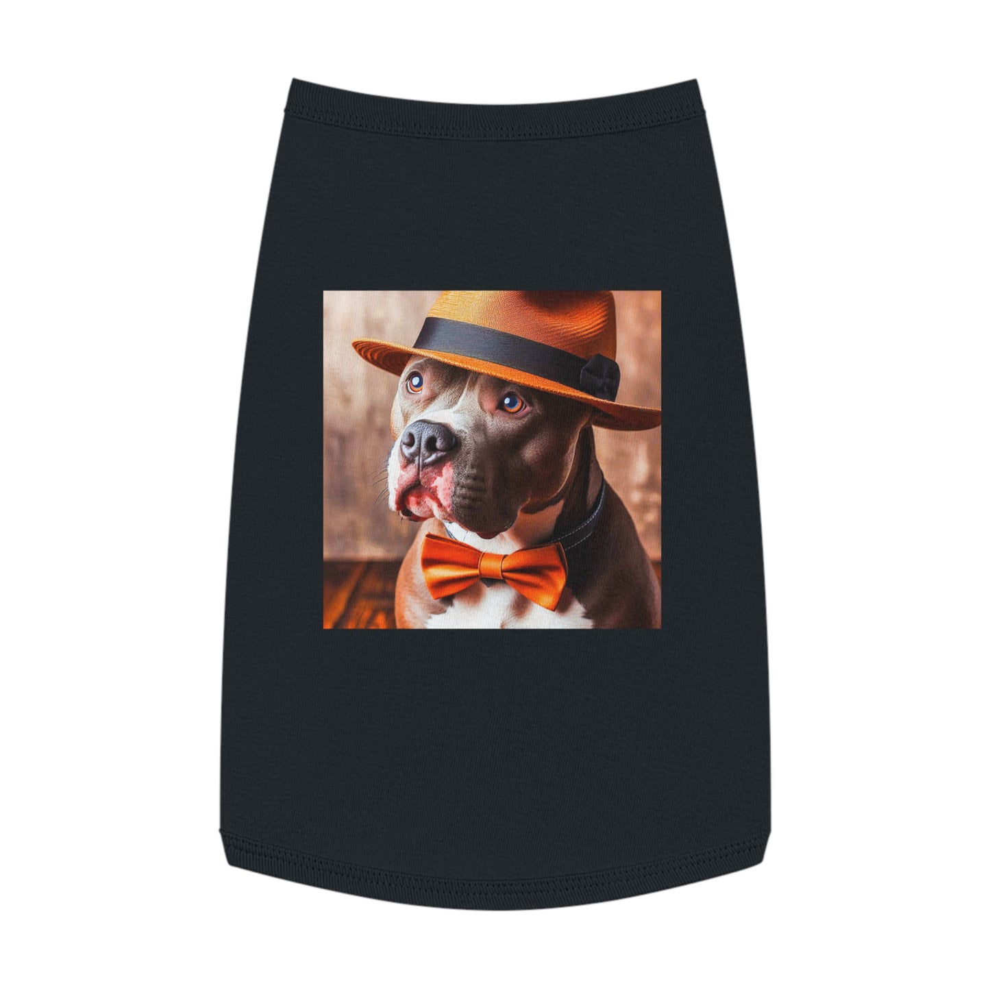 Pet Tank Top Pit Bull pretty boy Pets Printify L Black